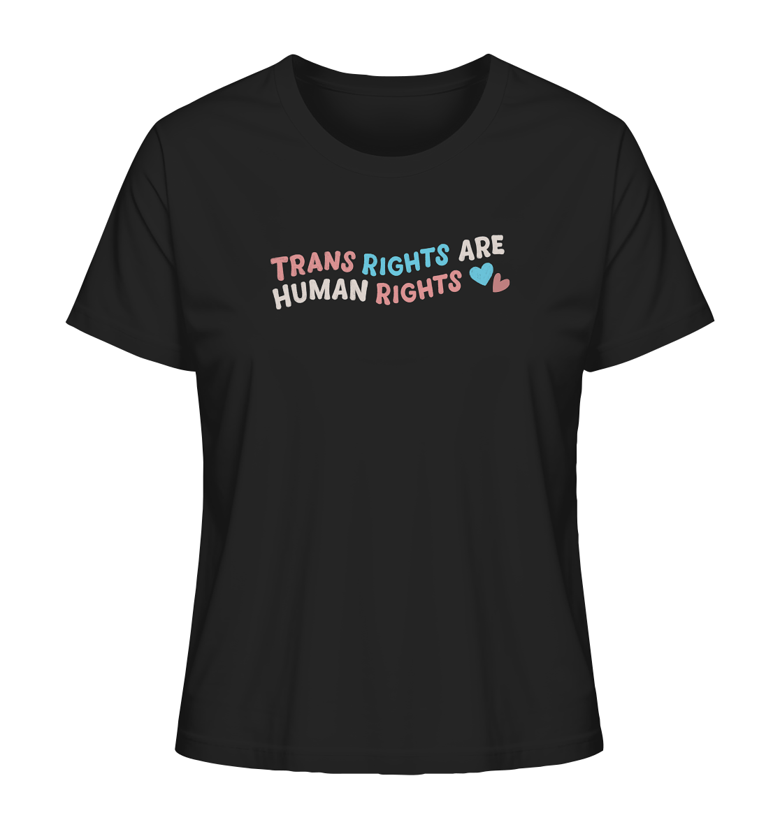 Trans Rights are Human Rights "Pastel Power Edition" - Ladies Organic Shirt