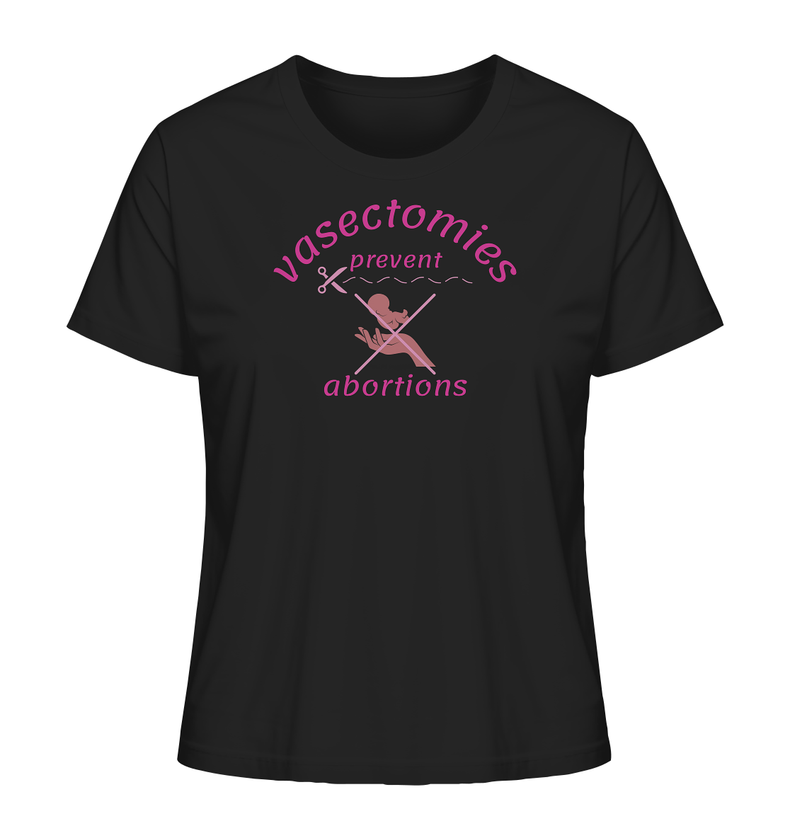 Vasectomies Prevent Abortions - Ladies Organic Shirt