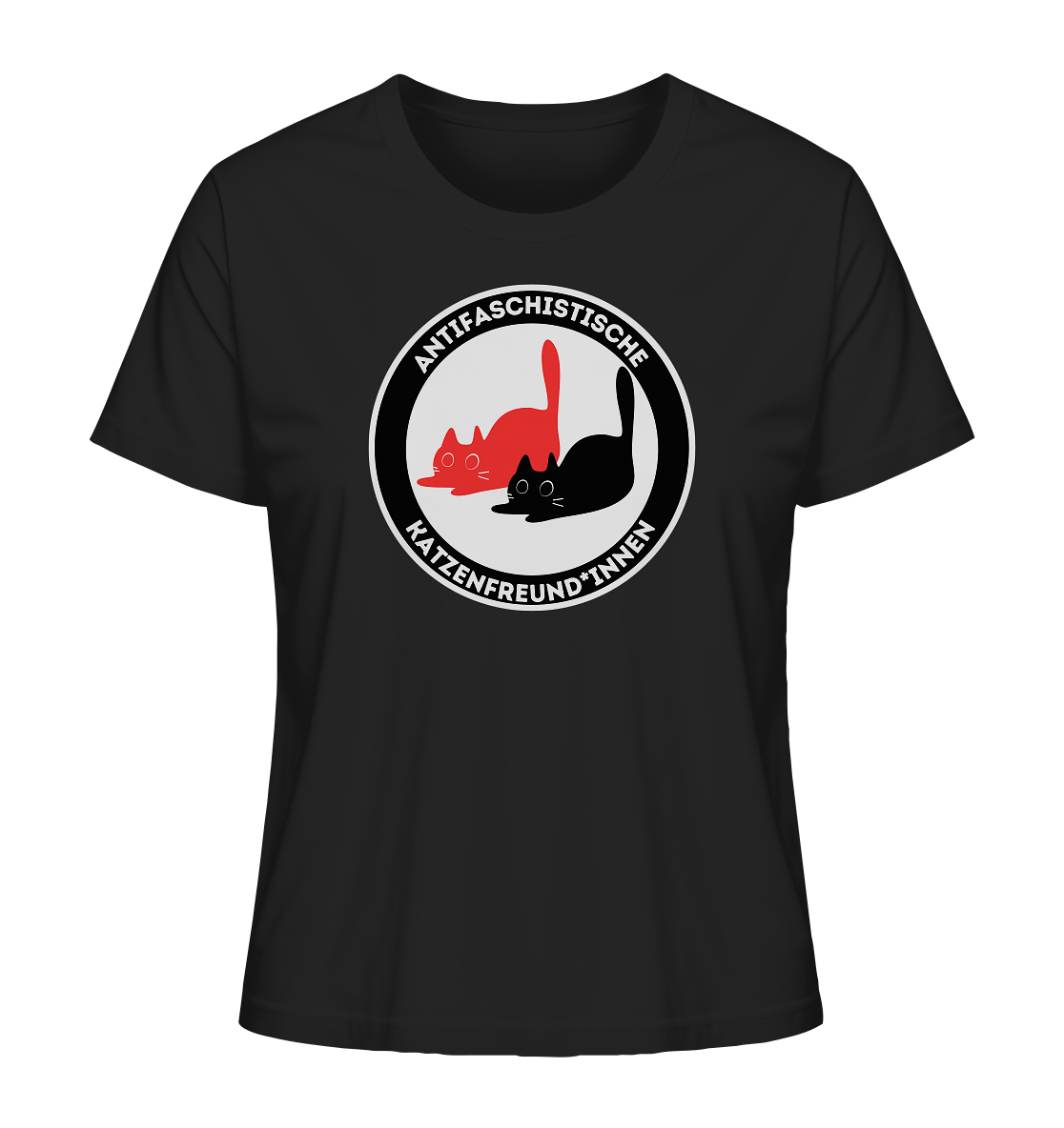 Antifaschistische Katzenfreund*innen - Ladies Organic Shirt