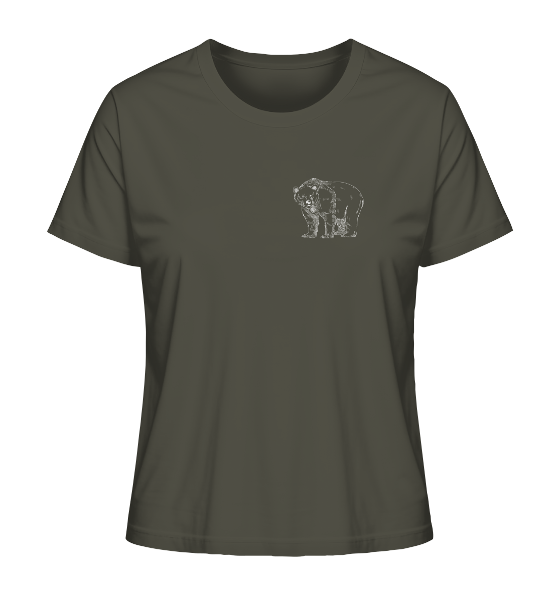 Team Bär Backprint (weiß) "Frauen" Stanley/Stella T-Shirt