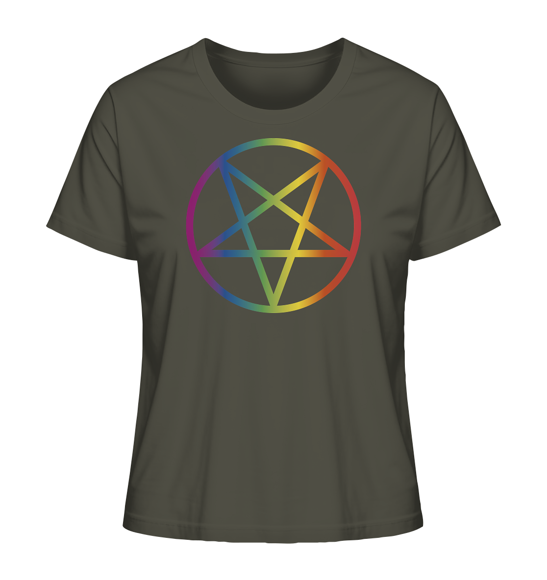 Regenbogen Pentagramm "Frauen" Stanley/Stella T-Shirt