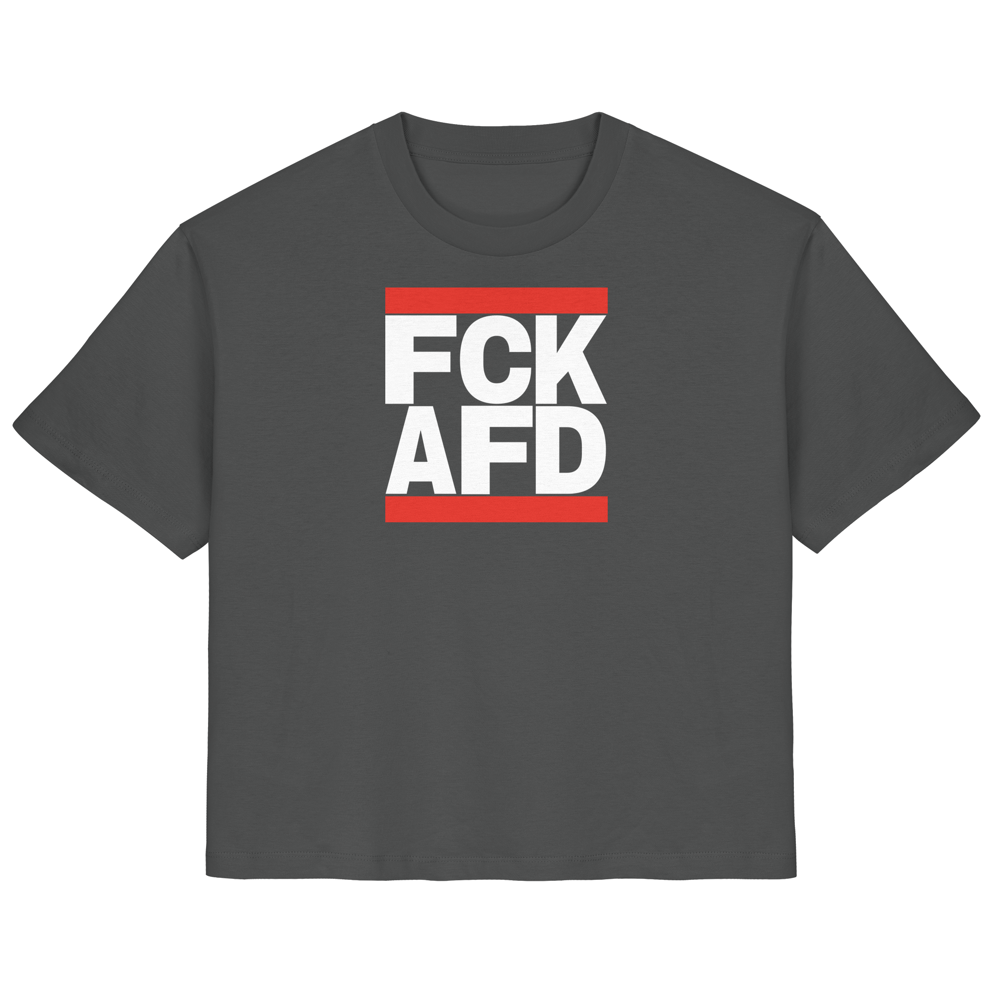 FCK AFD (weiße Schrift) - Ladies Organic Shirt