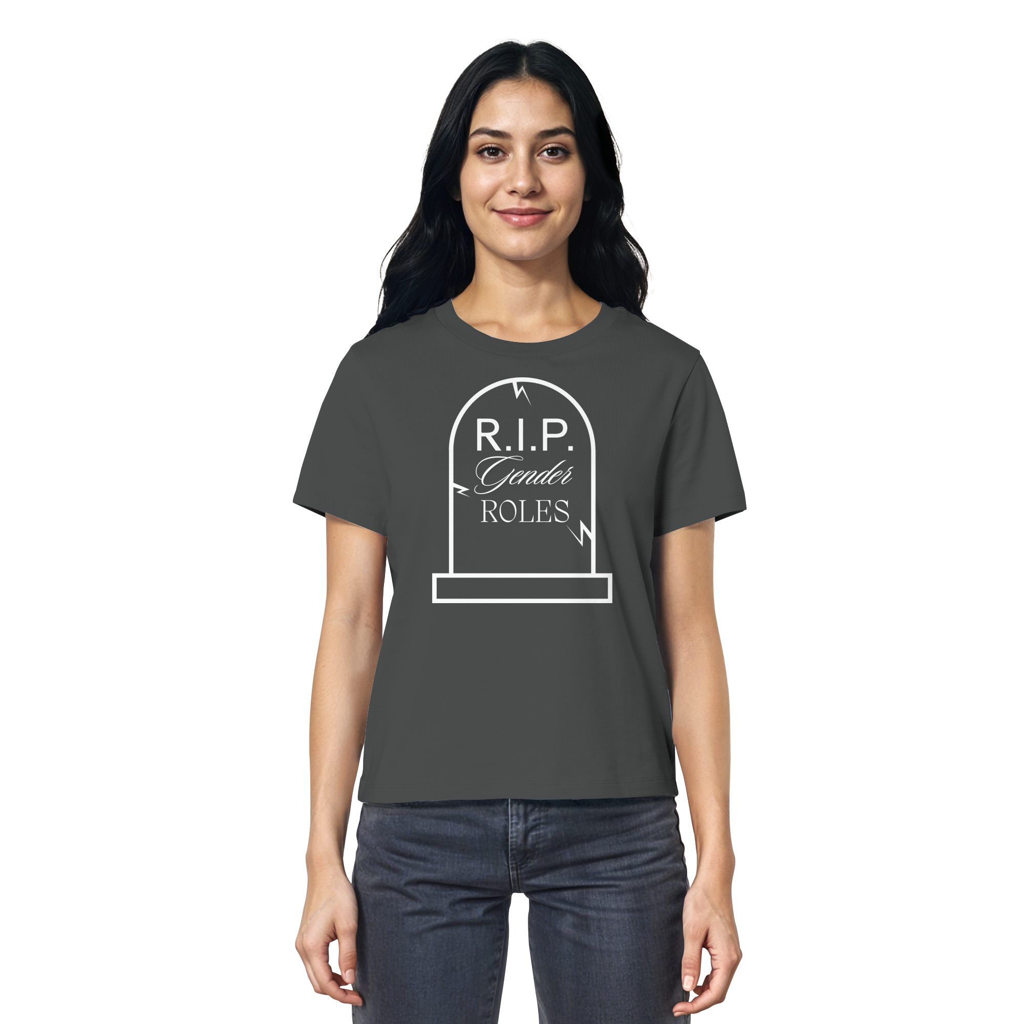 RIP Gender Roles - Ladies Organic Shirt