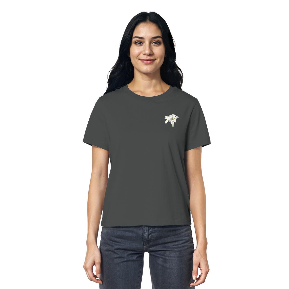Seelenmännchen "Kuschelblume Edition" - Ladies Organic Shirt
