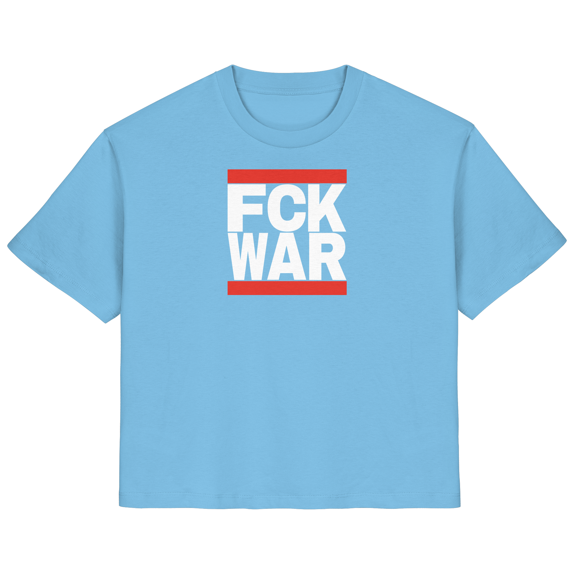 FCK WAR (weiße Schrift) - Ladies Organic Shirt