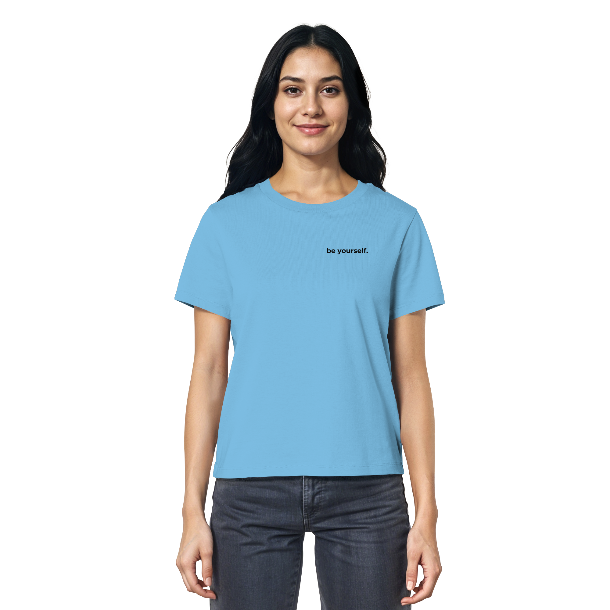 Trans Umbrella Backprint - Ladies Organic Shirt