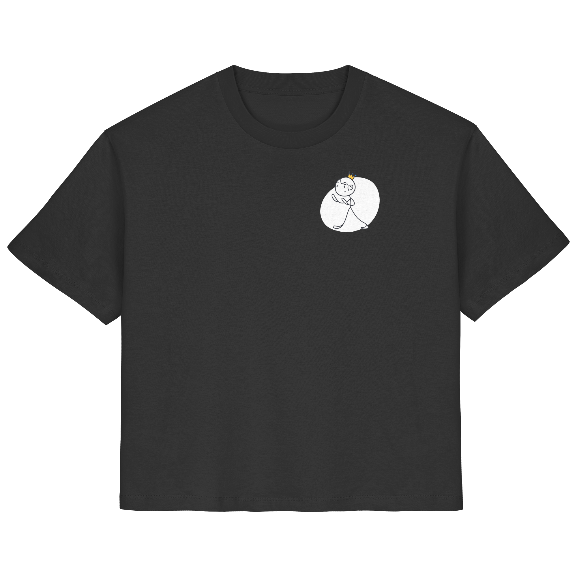 Seelenmännchen "Selbstverteidigung Edition" Brustprint (dunkel) - Ladies Organic Shirt