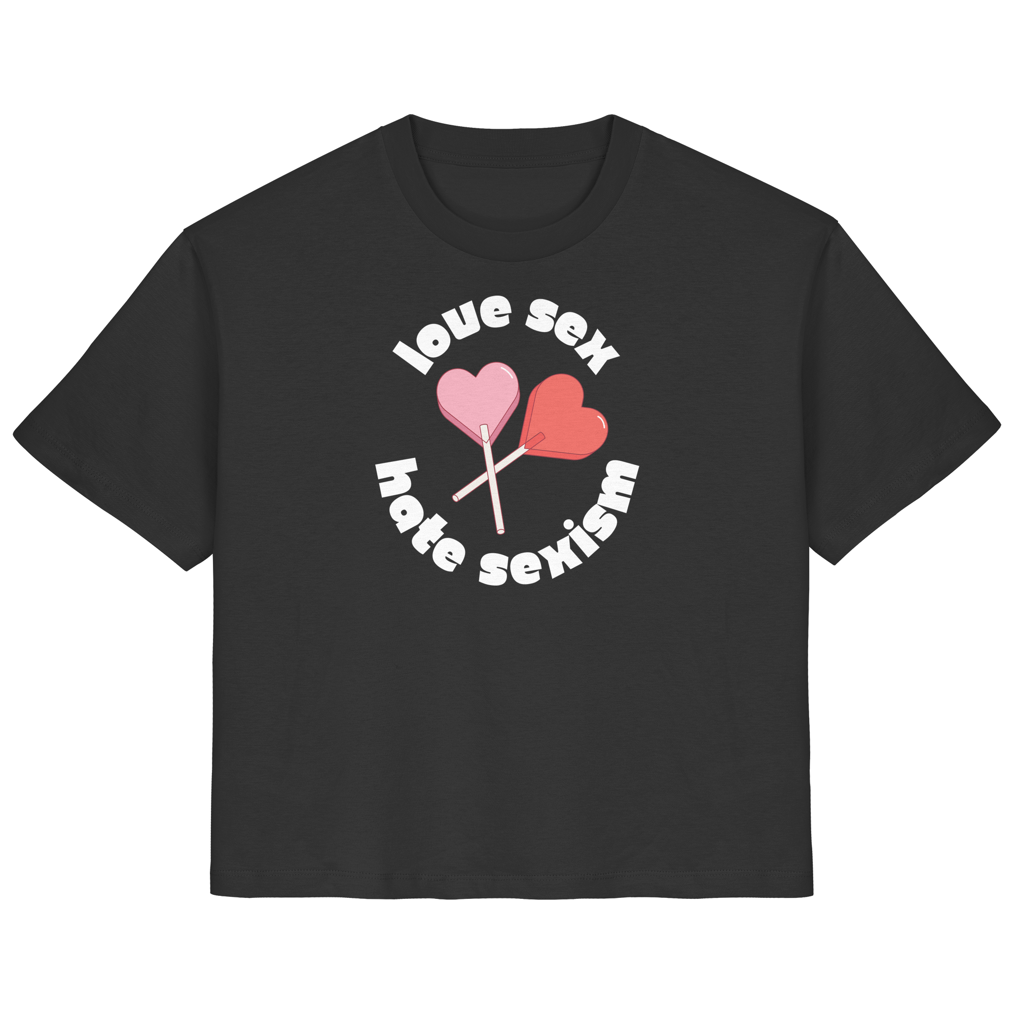 Love Sex Hate Sexism - Ladies Organic Shirt
