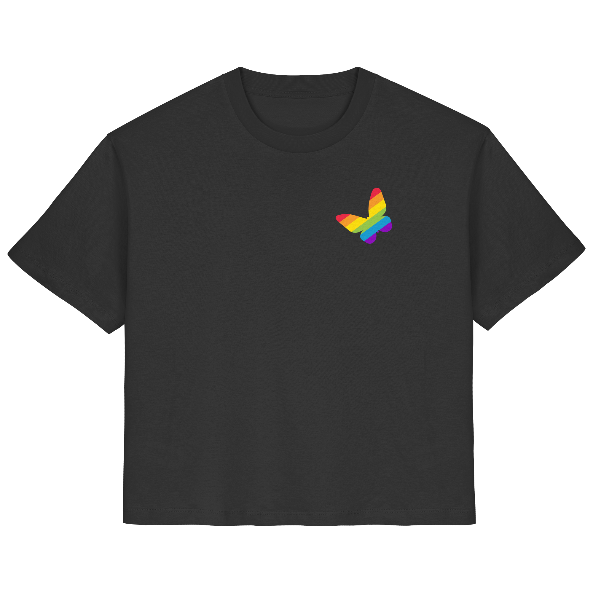 Regenbogen Schmetterling - Ladies Organic Shirt