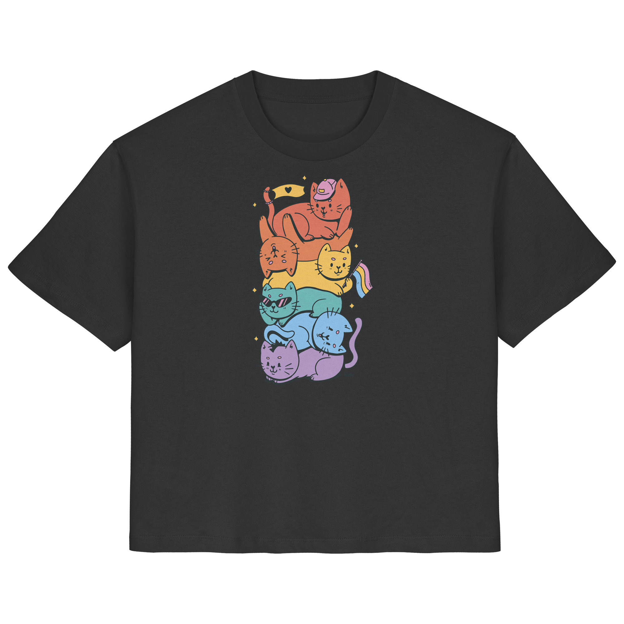 LGBTQ+ Katzen - Ladies Organic Shirt