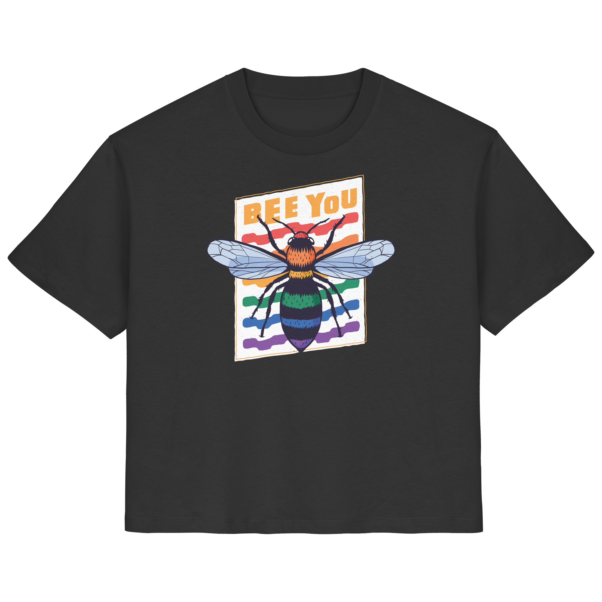 Bee You "Rainbow Edition" - Ladies Organic Shirt