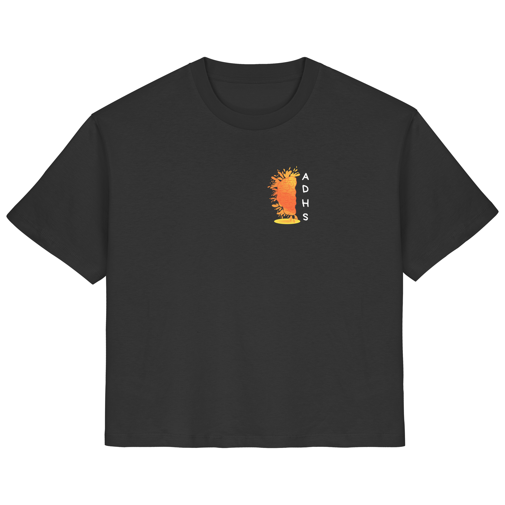 ADHS Authentisch Dynamisch Humorvoll Stark Backprint - Ladies Organic Shirt