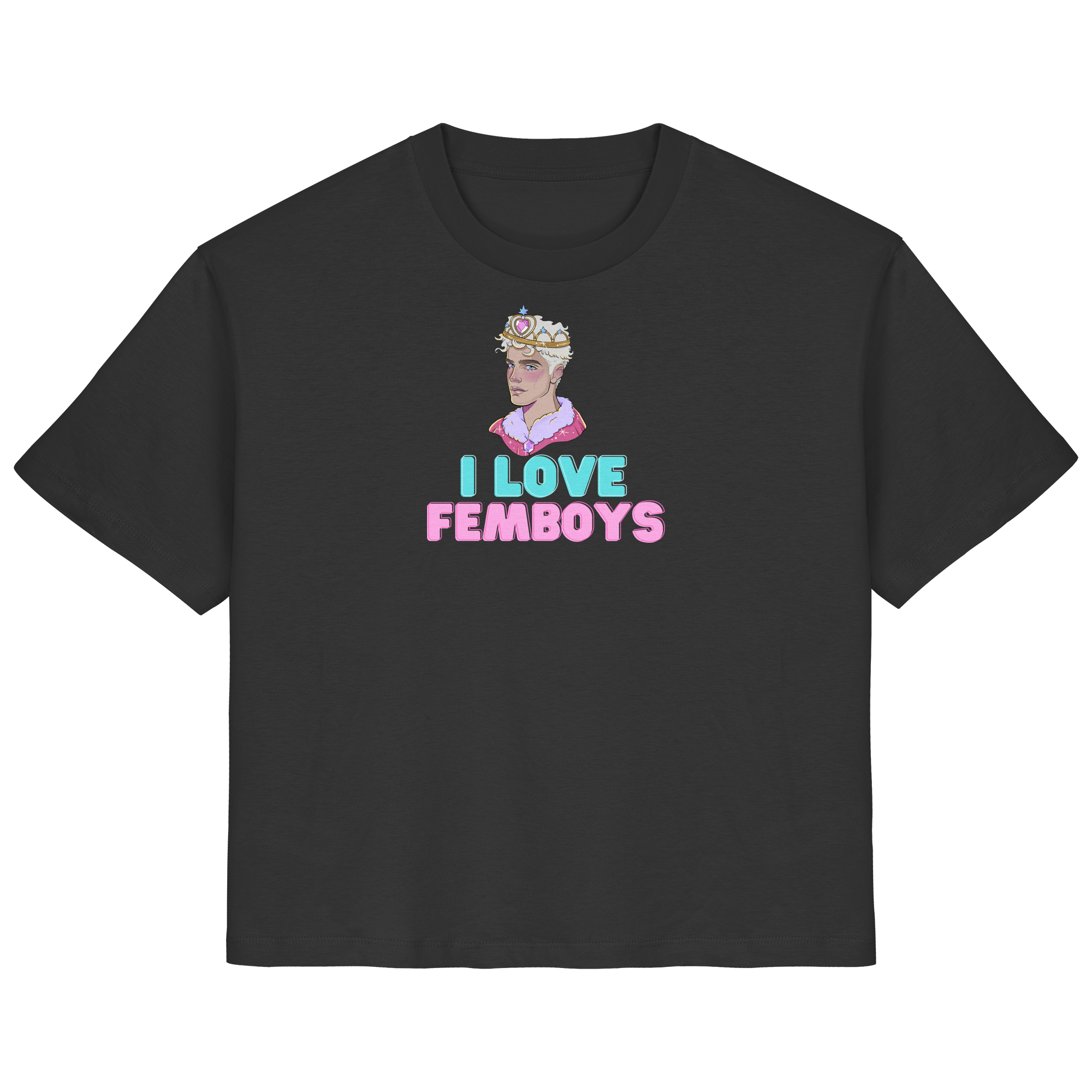 I Love Femboys "Royal Blush Edition" - Ladies Organic Shirt