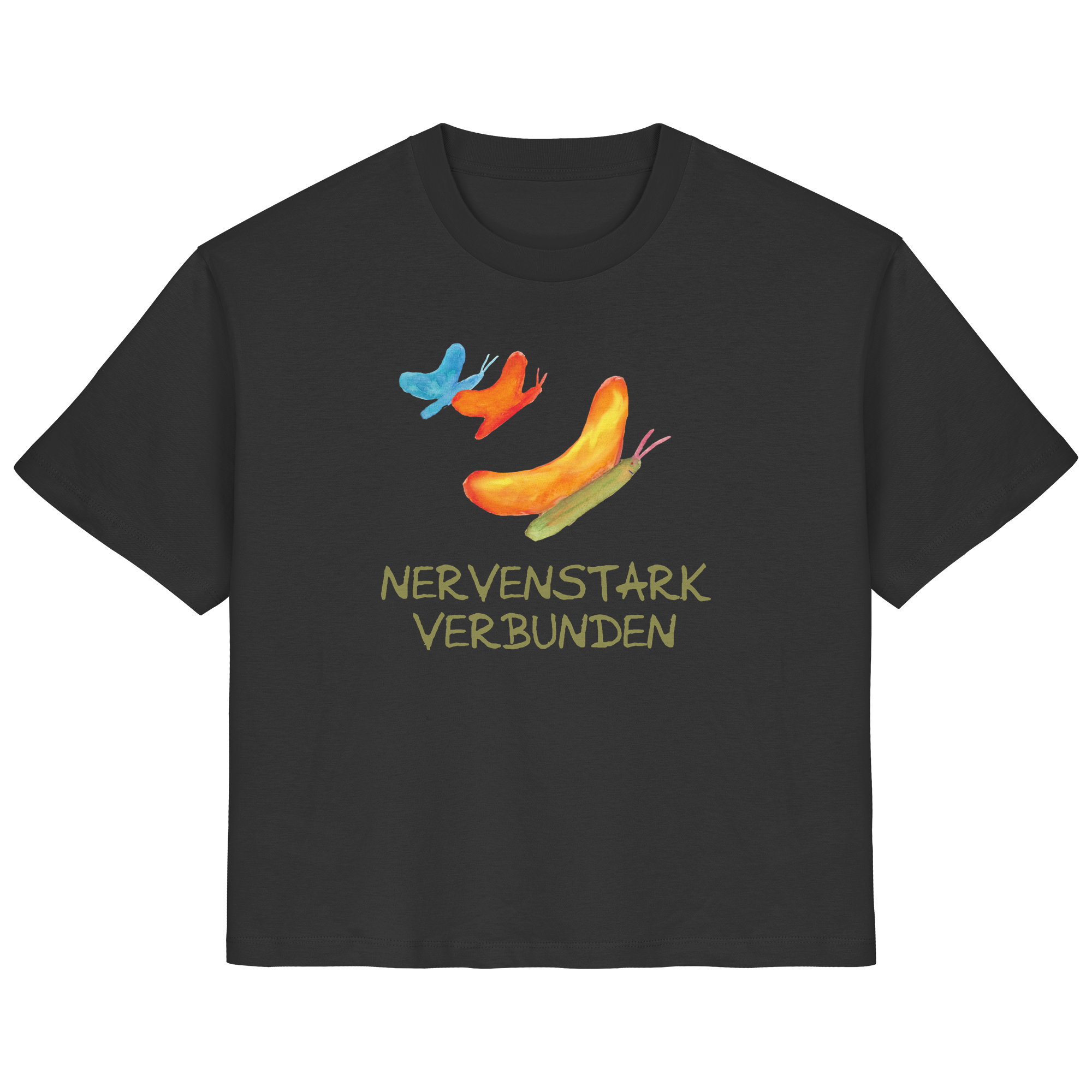 Nervenstark verbunden "Schmetterline Jona Edition" - Ladies Organic Shirt