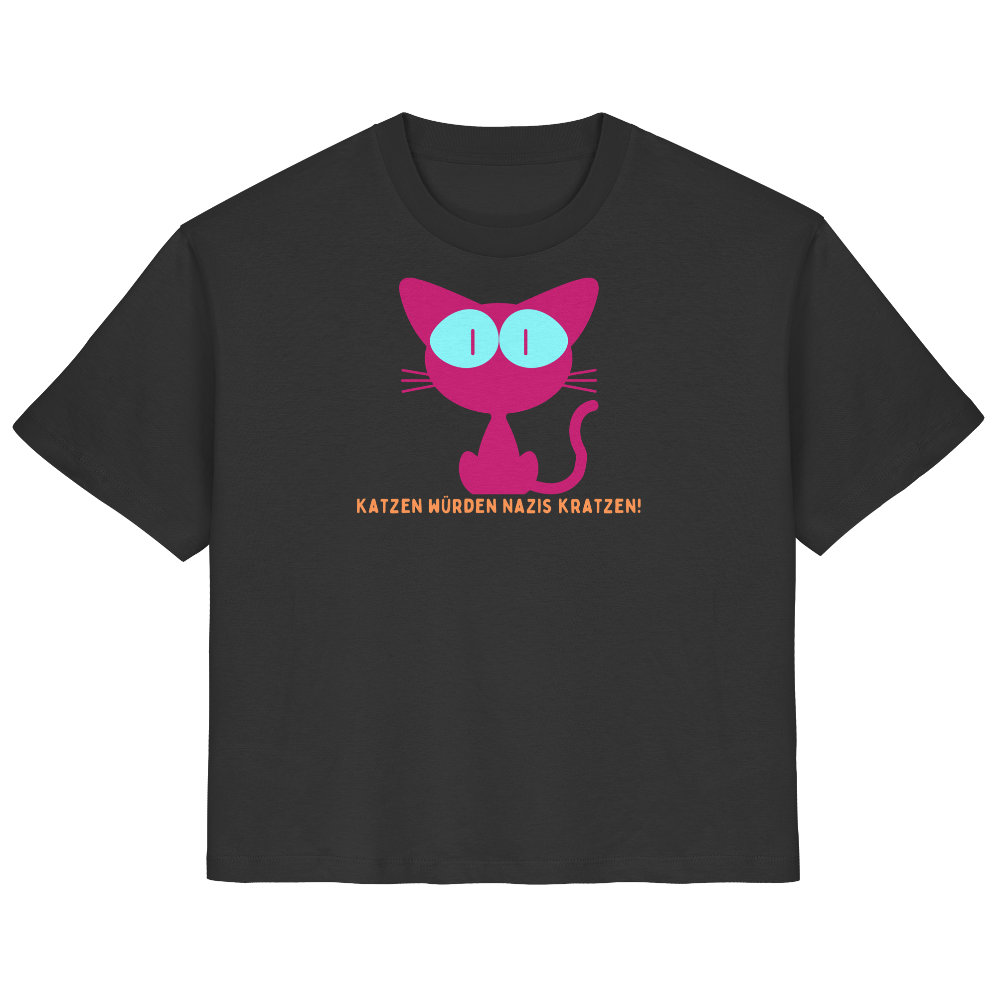 Katzen würden Nazis kratzen - Ladies Organic Shirt