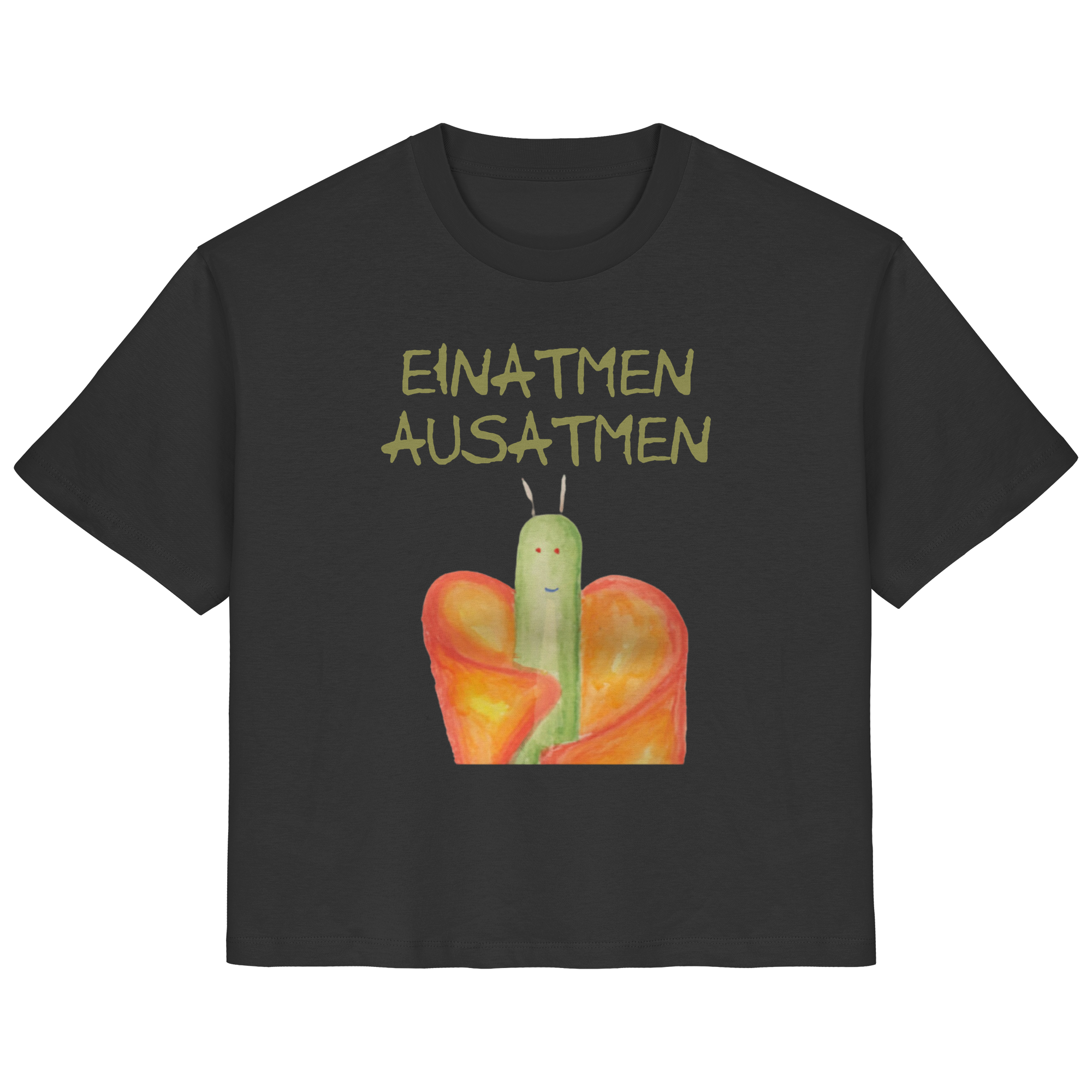 Einatmen Ausatmen "Schmetterline Jona Edition" - Ladies Organic Shirt