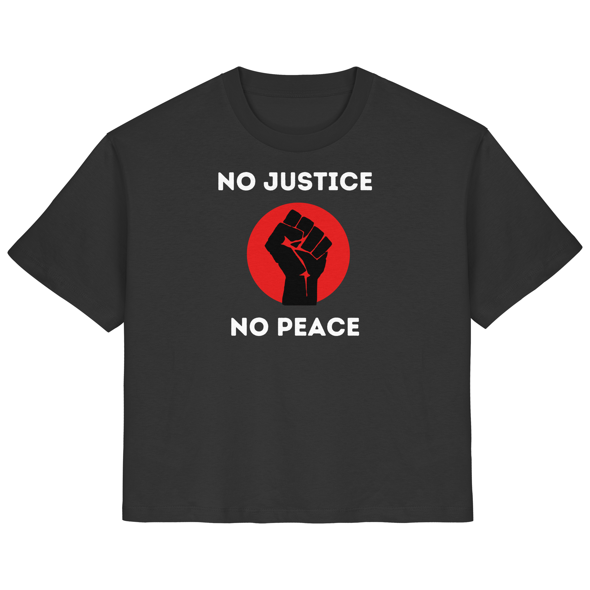 No Justice No Peace "Raised Fist Edition" - Ladies Organic Shirt