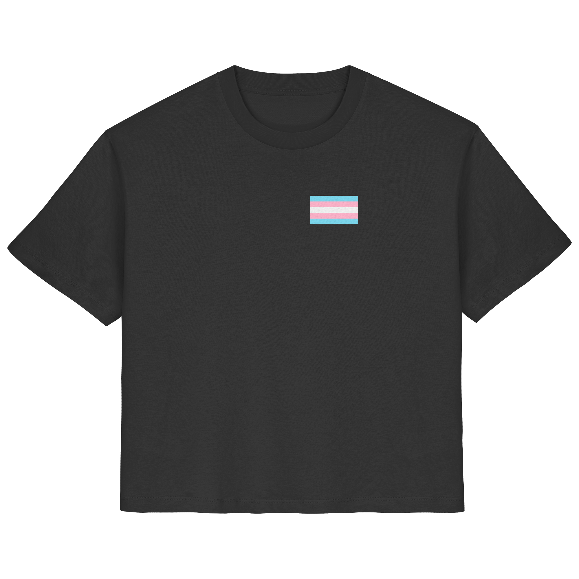 Trans Pride Flag - Ladies Organic Shirt