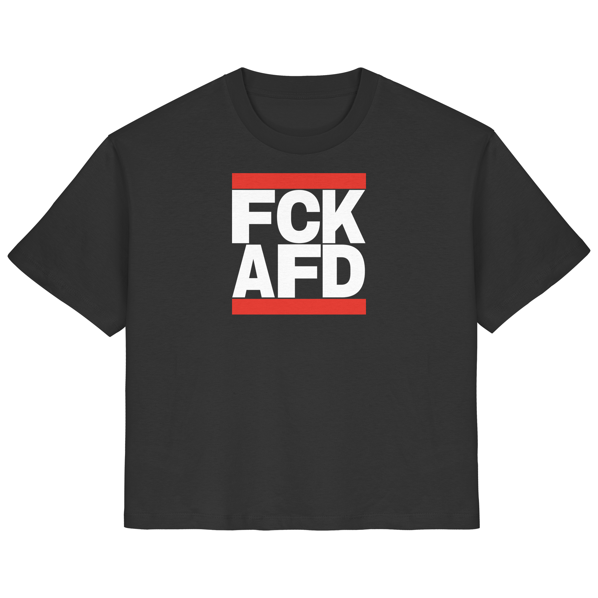 FCK AFD (weiße Schrift) - Ladies Organic Shirt
