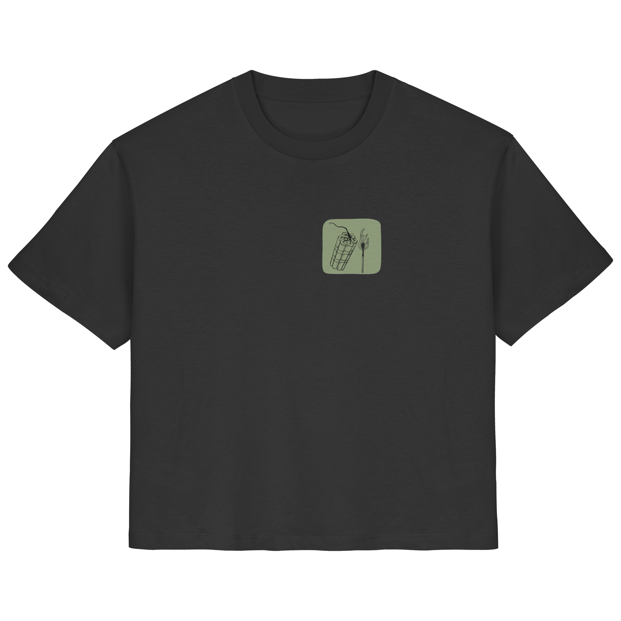 Feuer und Flamme fürs Patriarchat - Ladies Organic Shirt