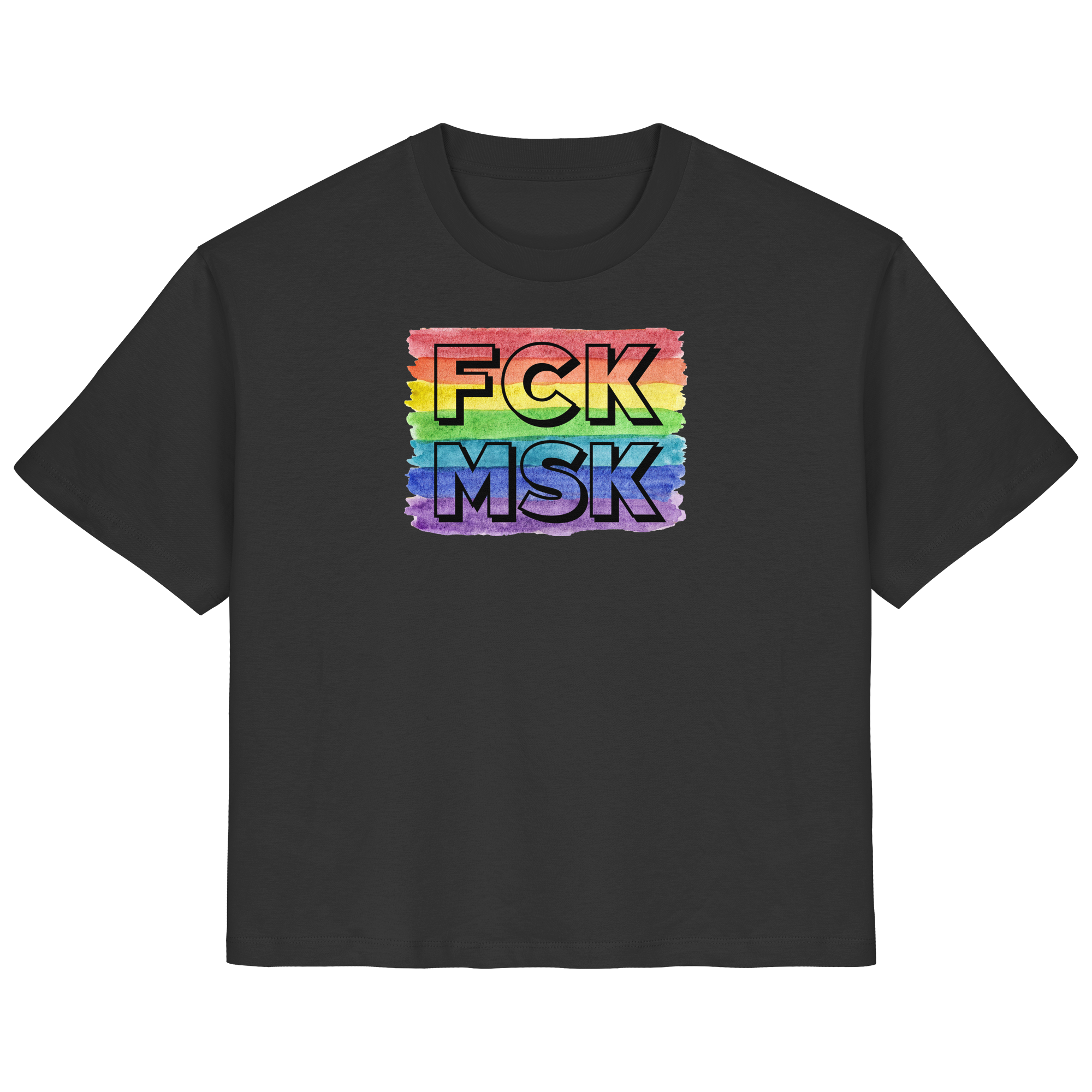 FCK MSK "Rainbow Resistance Edition" - Ladies Organic Shirt