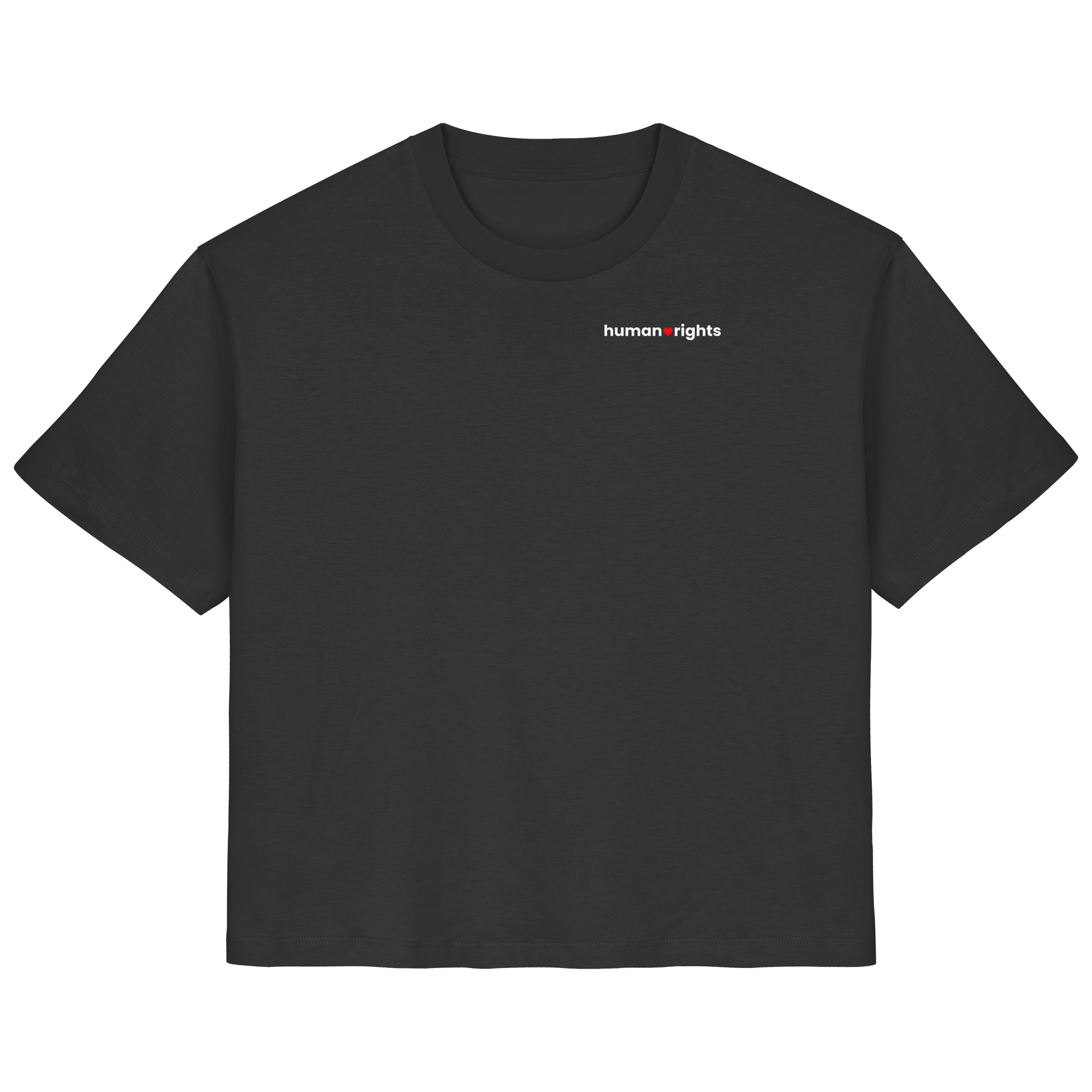 human rights "Red Heart Edition" - Ladies Organic Shirt