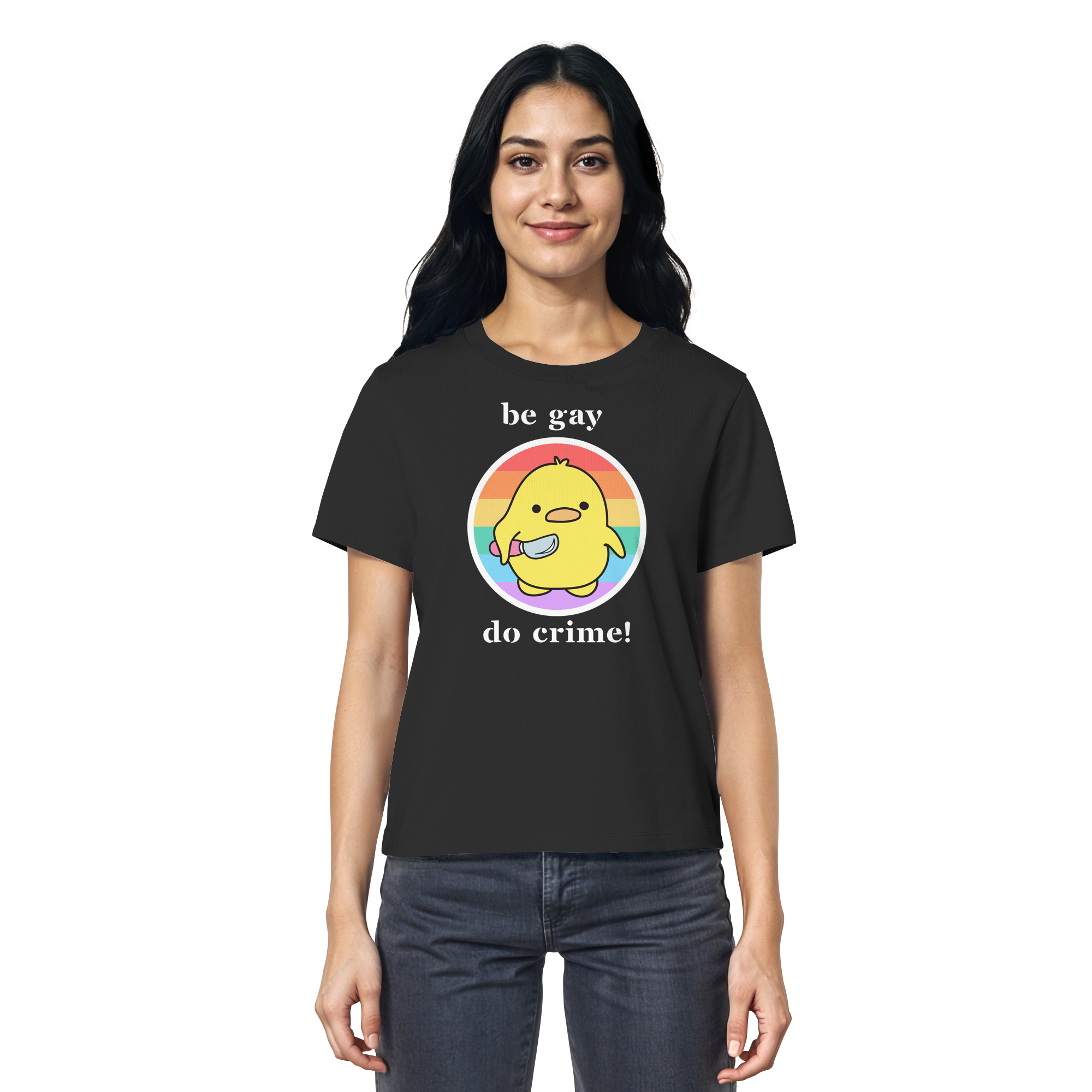 Be Gay Do Crime - Ladies Organic Shirt