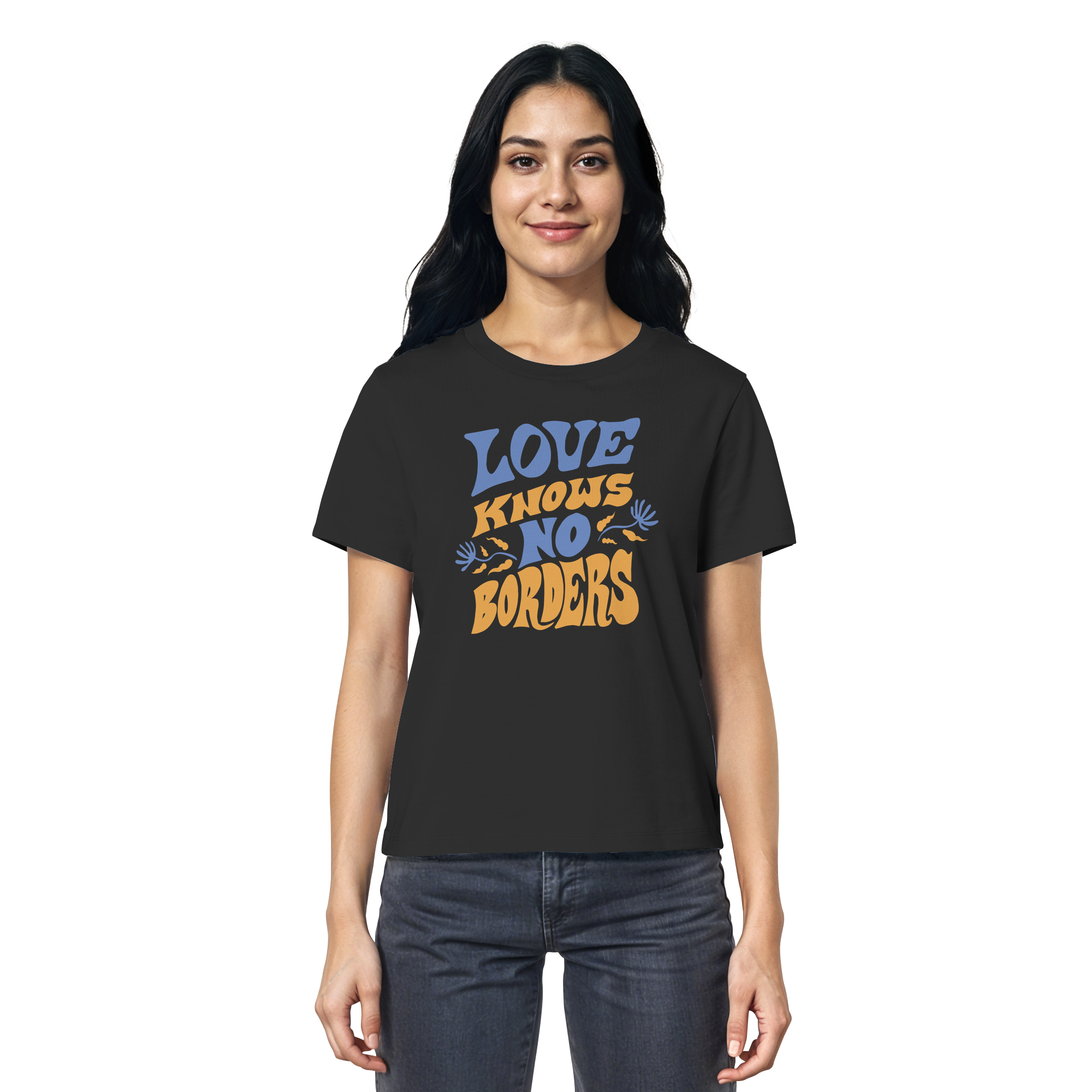 Love Knows No Borders - Ladies Organic Shirt