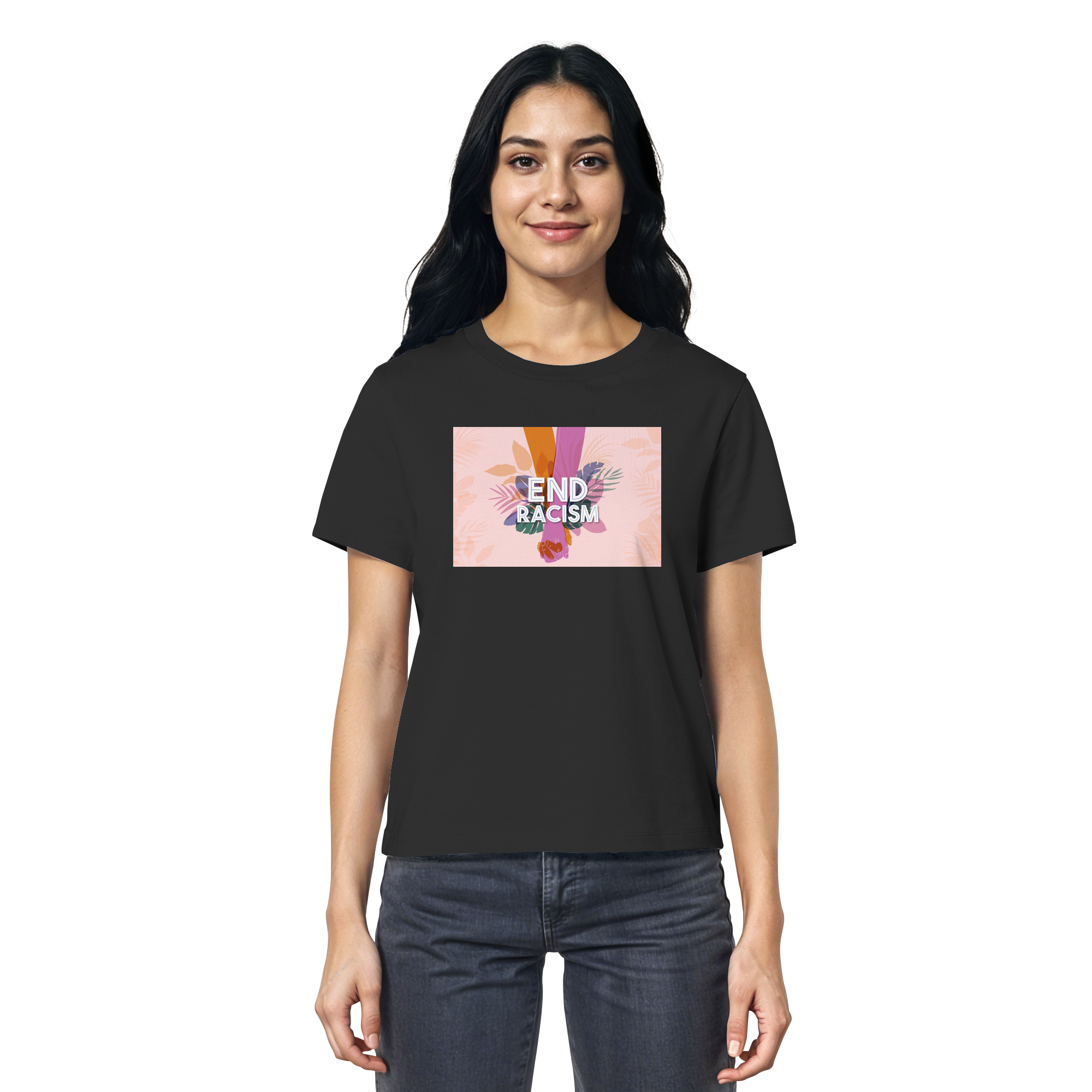 End Racism - Ladies Organic Shirt
