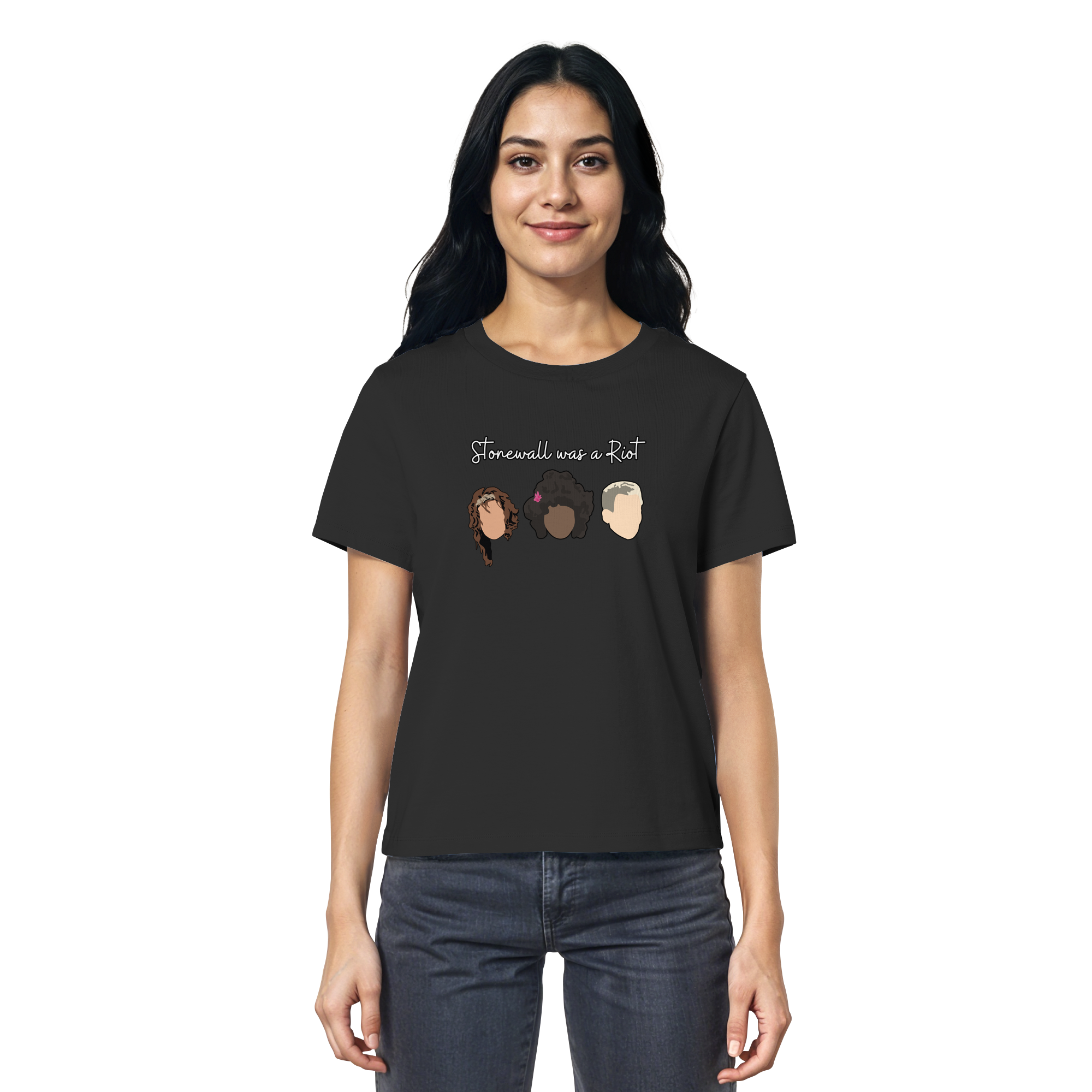 Stonewall was a Riot "Icons Edition" (dunkel) - Ladies Organic Shirt