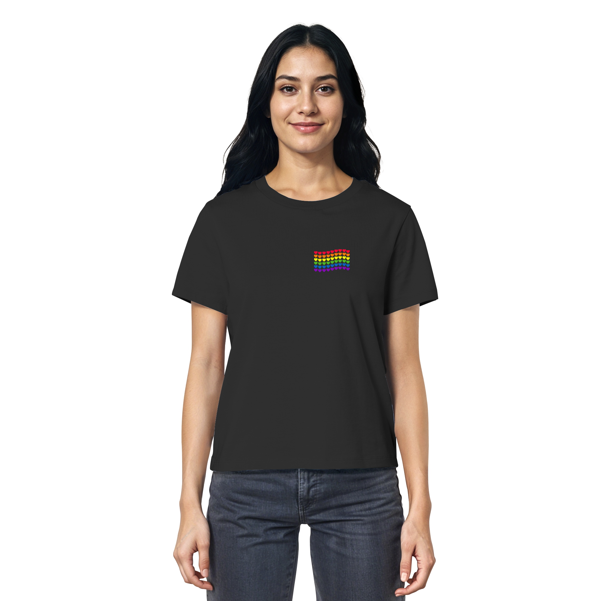 Herzenflagge - Ladies Organic Shirt