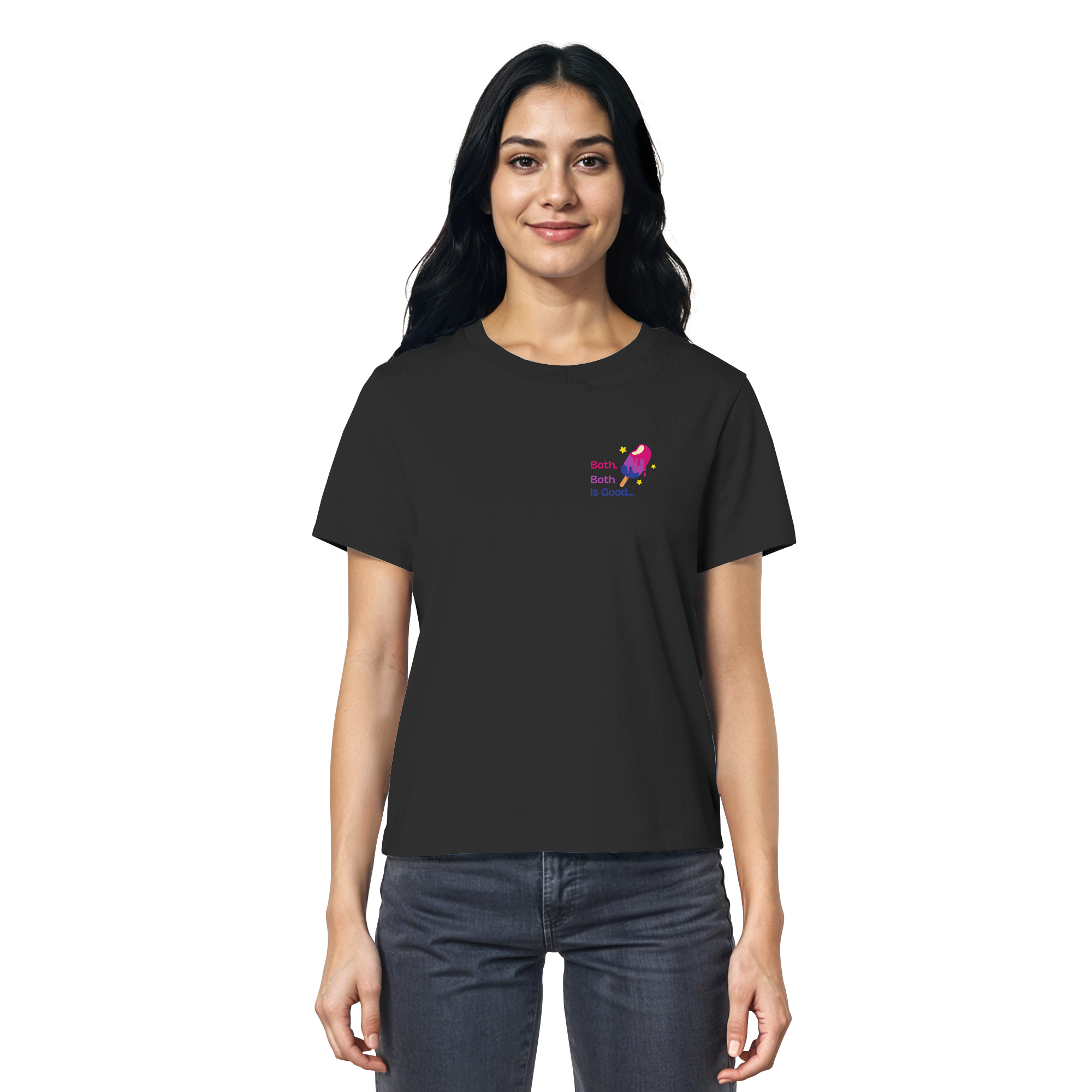 Bi Pride: Both is Good - Ladies Organic Shirt