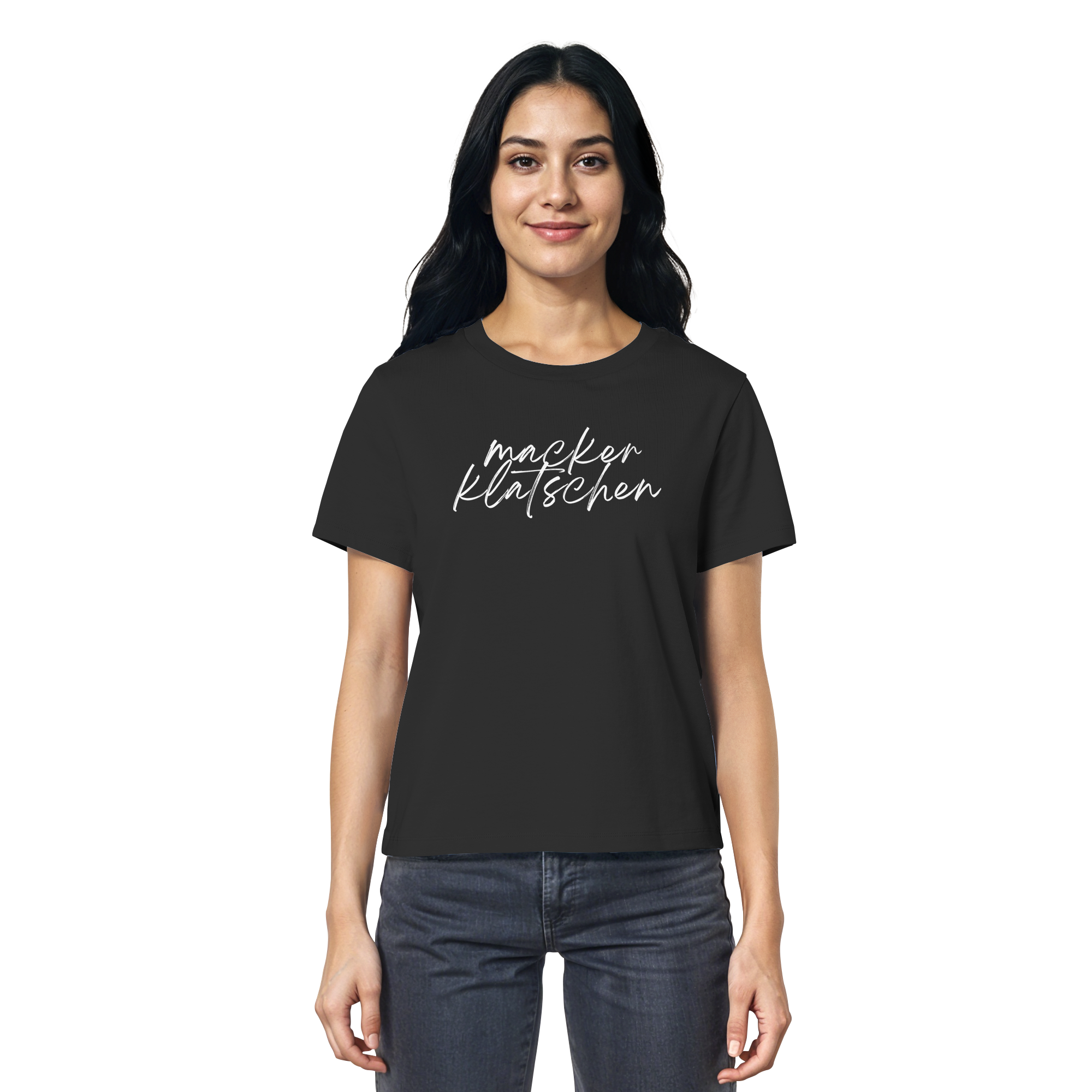 Macker klatschen - Ladies Organic Shirt