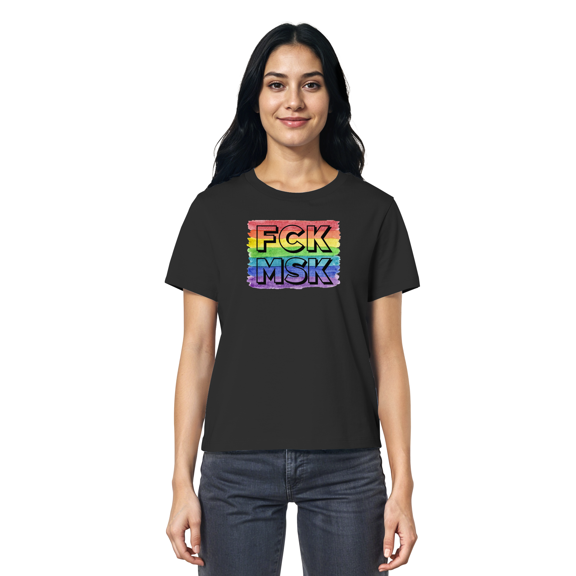FCK MSK "Rainbow Resistance Edition" - Ladies Organic Shirt