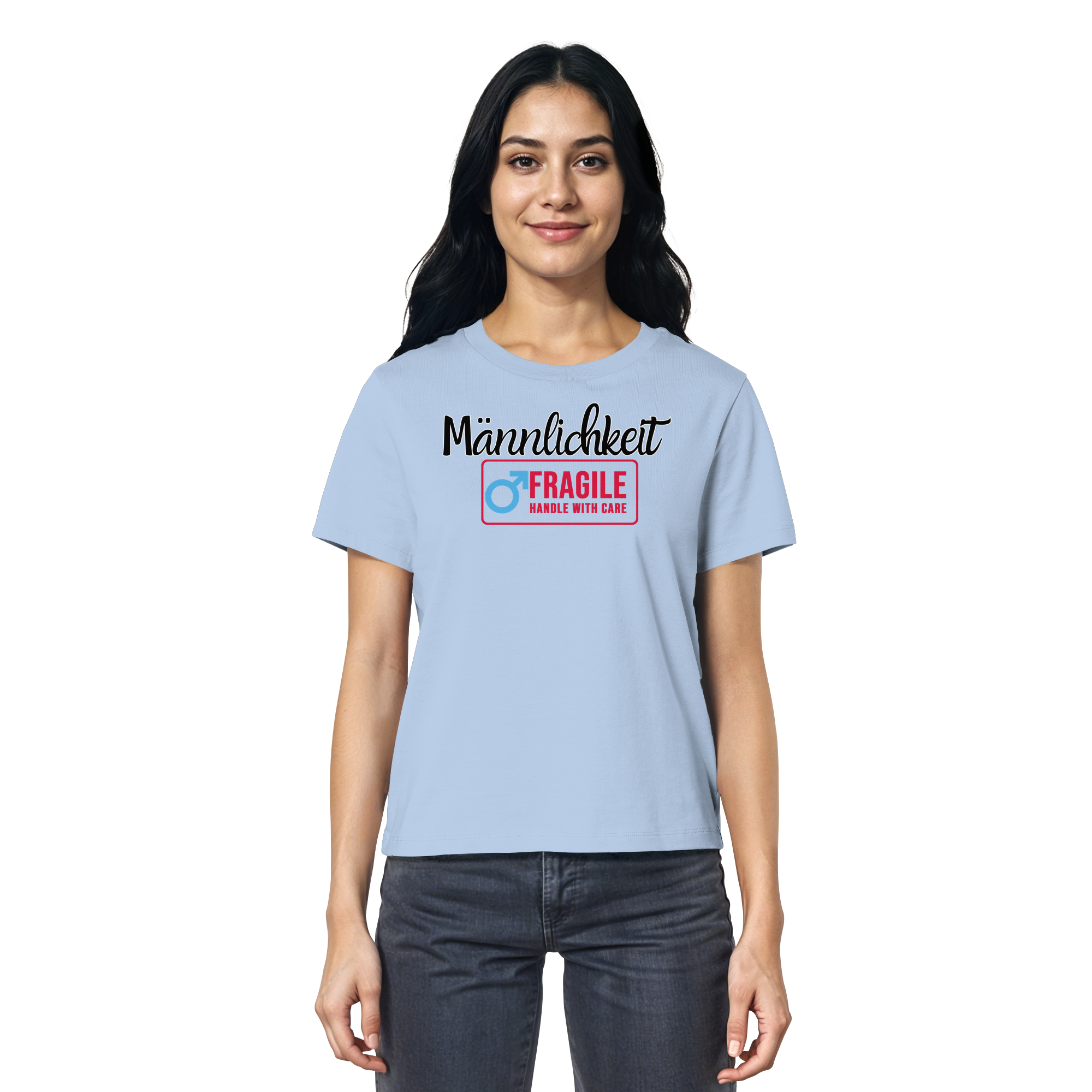 Männlichkeit: Handle with Care - Ladies Organic Shirt