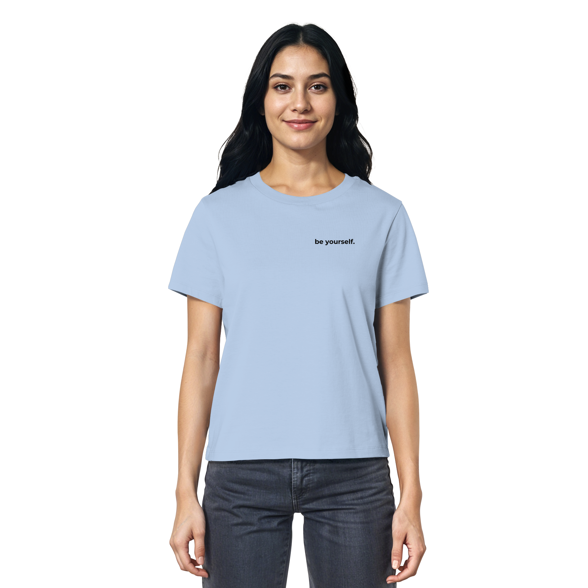 Trans Umbrella Backprint - Ladies Organic Shirt