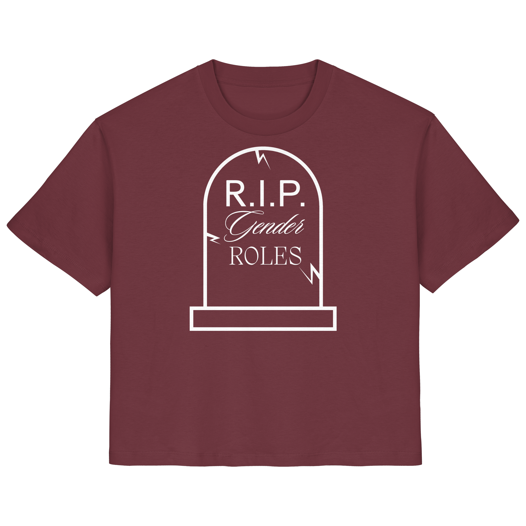 RIP Gender Roles - Ladies Organic Shirt