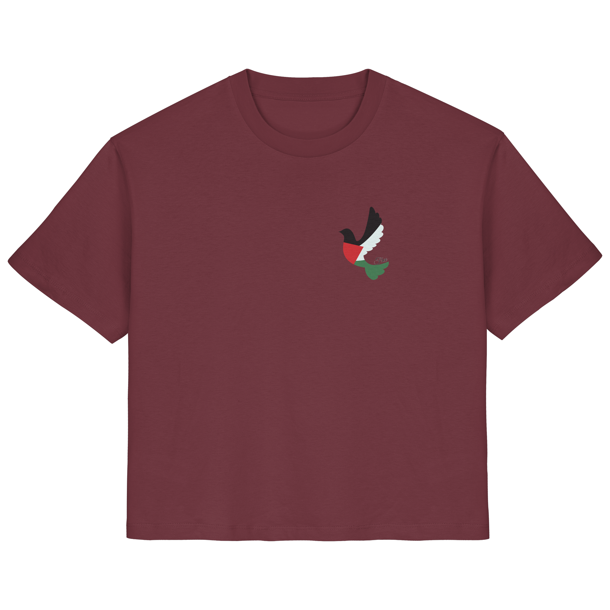 Free Palestine "Unbroken Wings Edition" - Ladies Organic Shirt