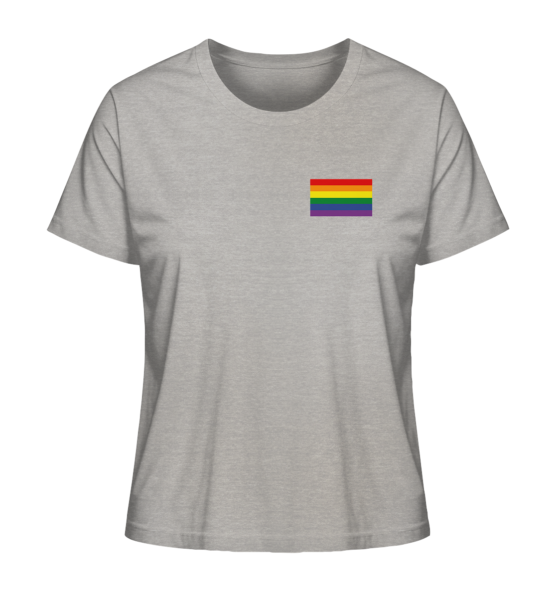 Regenbogen Pride Flag - Ladies Organic Shirt