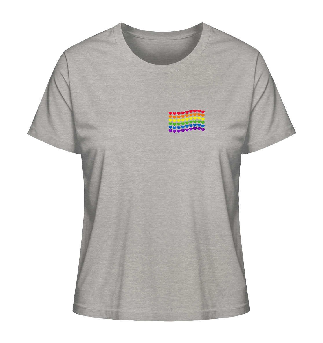 Herzenflagge - Ladies Organic Shirt