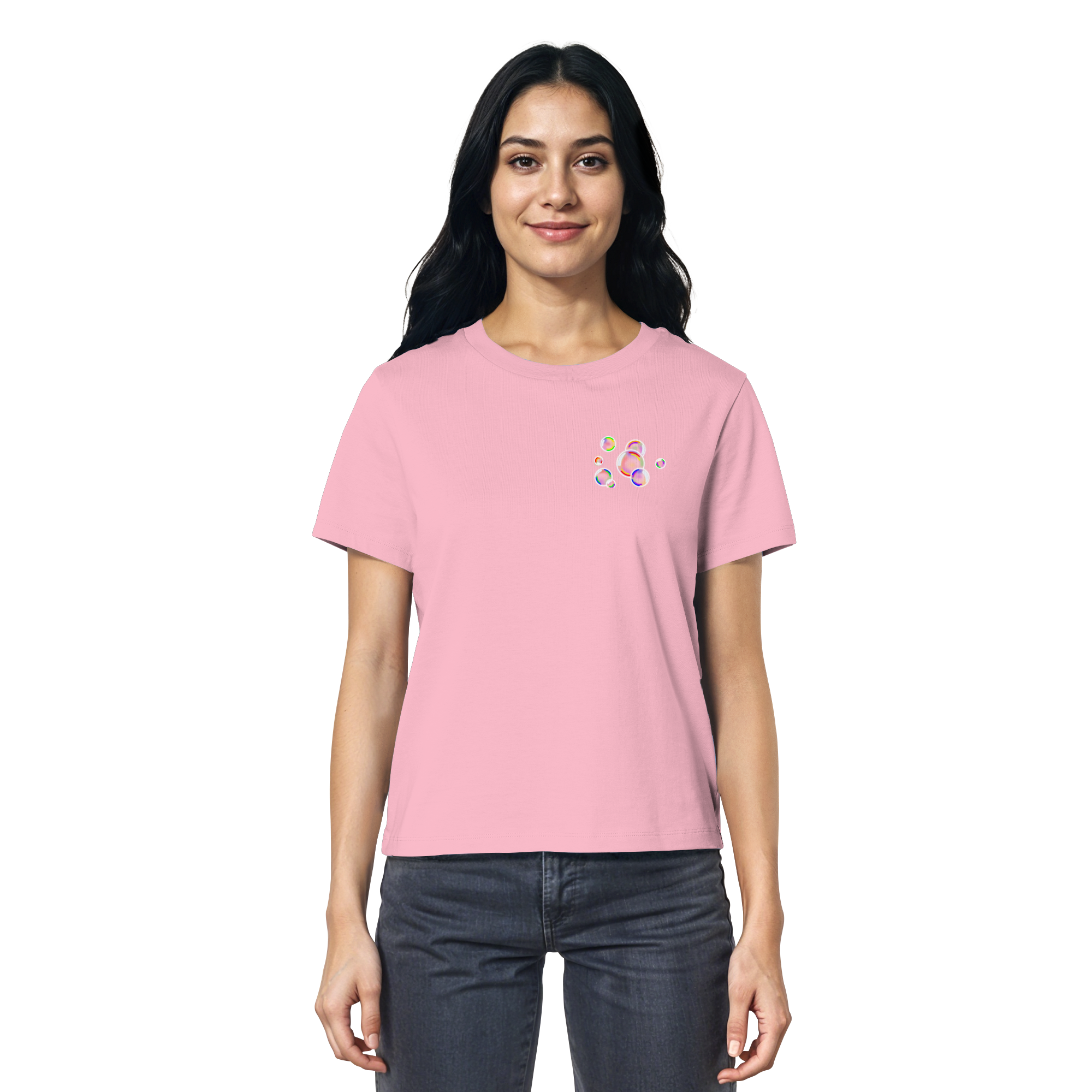 Regenbogen Seifenblasen - Ladies Organic Shirt