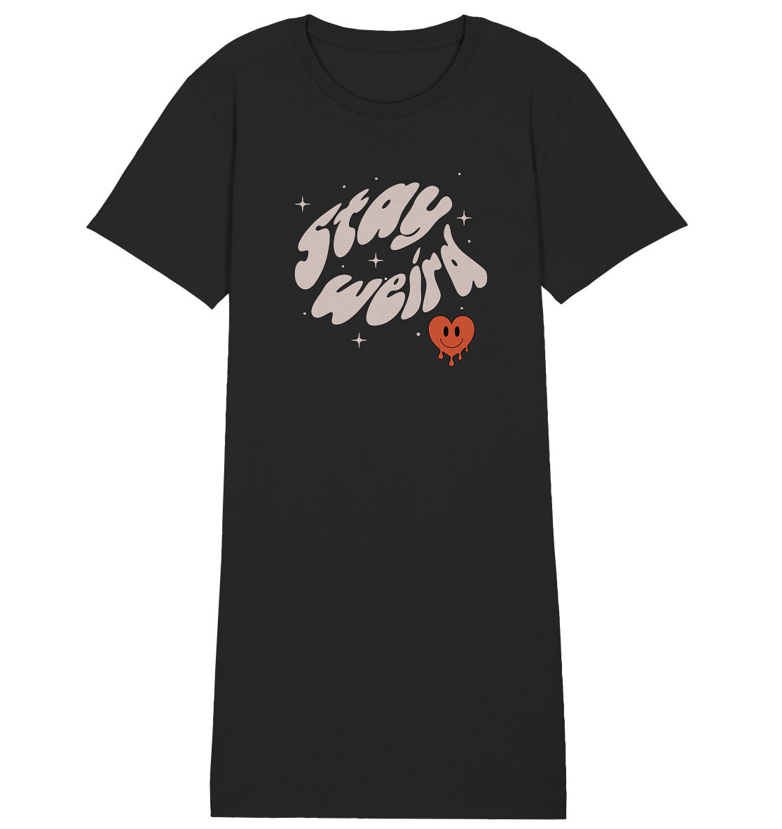 stay weird - Ladies Organic Shirt Dress