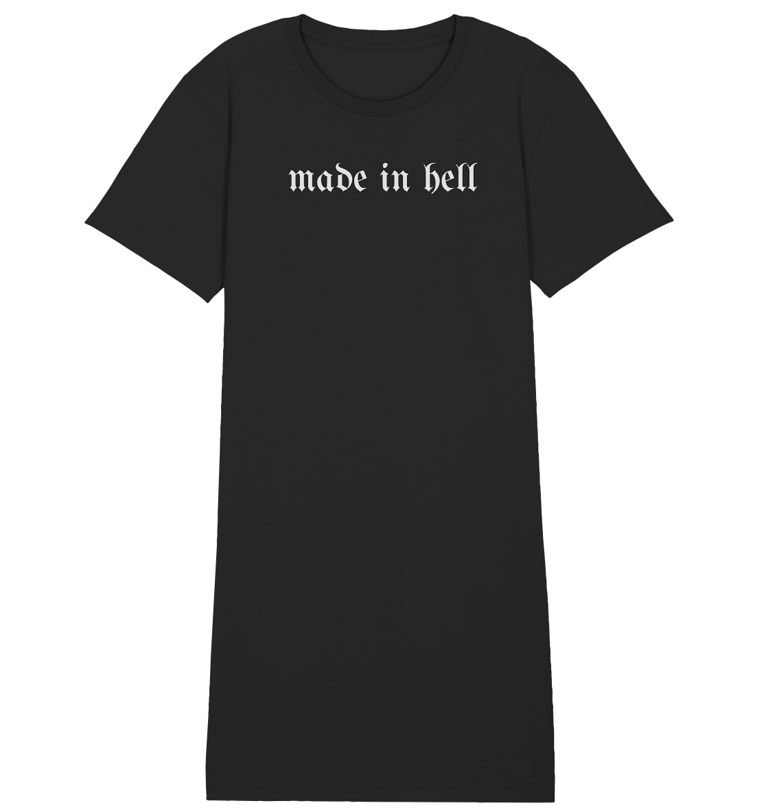 made in hell - Ladies Organic Shirt Dress