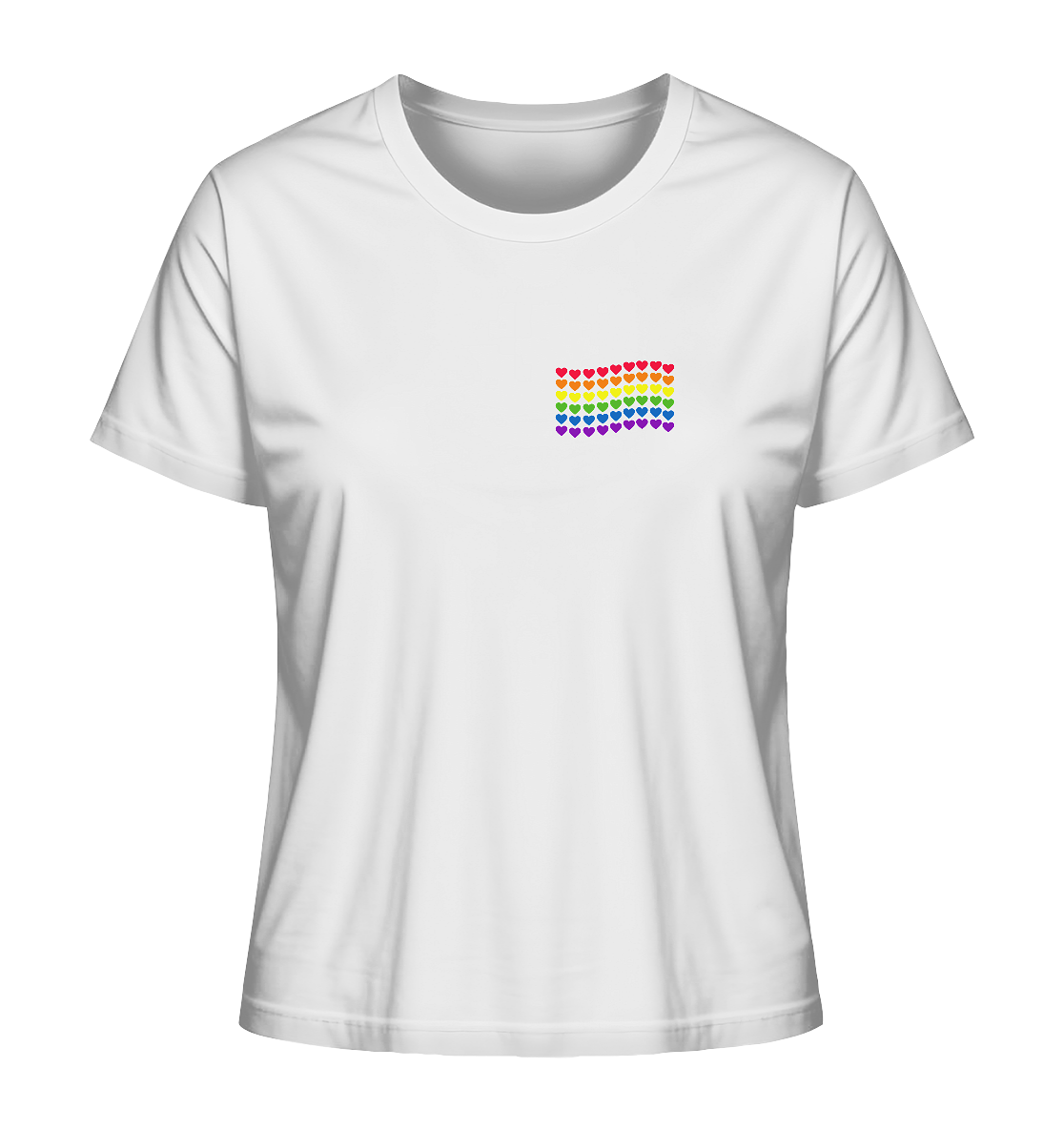 Herzenflagge - Ladies Organic Shirt