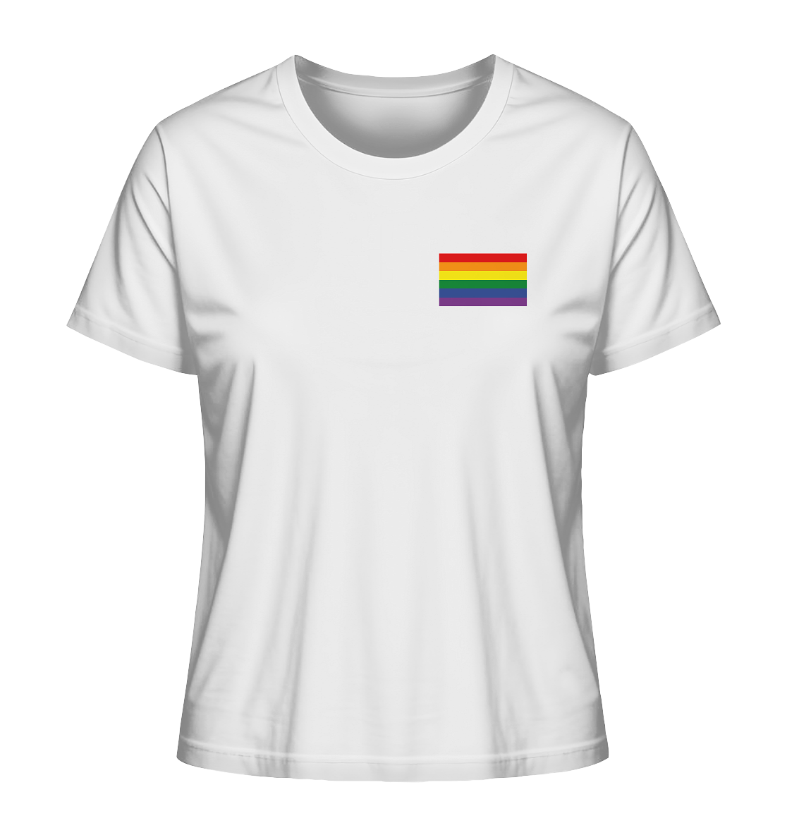 Regenbogen Pride Flag - Ladies Organic Shirt