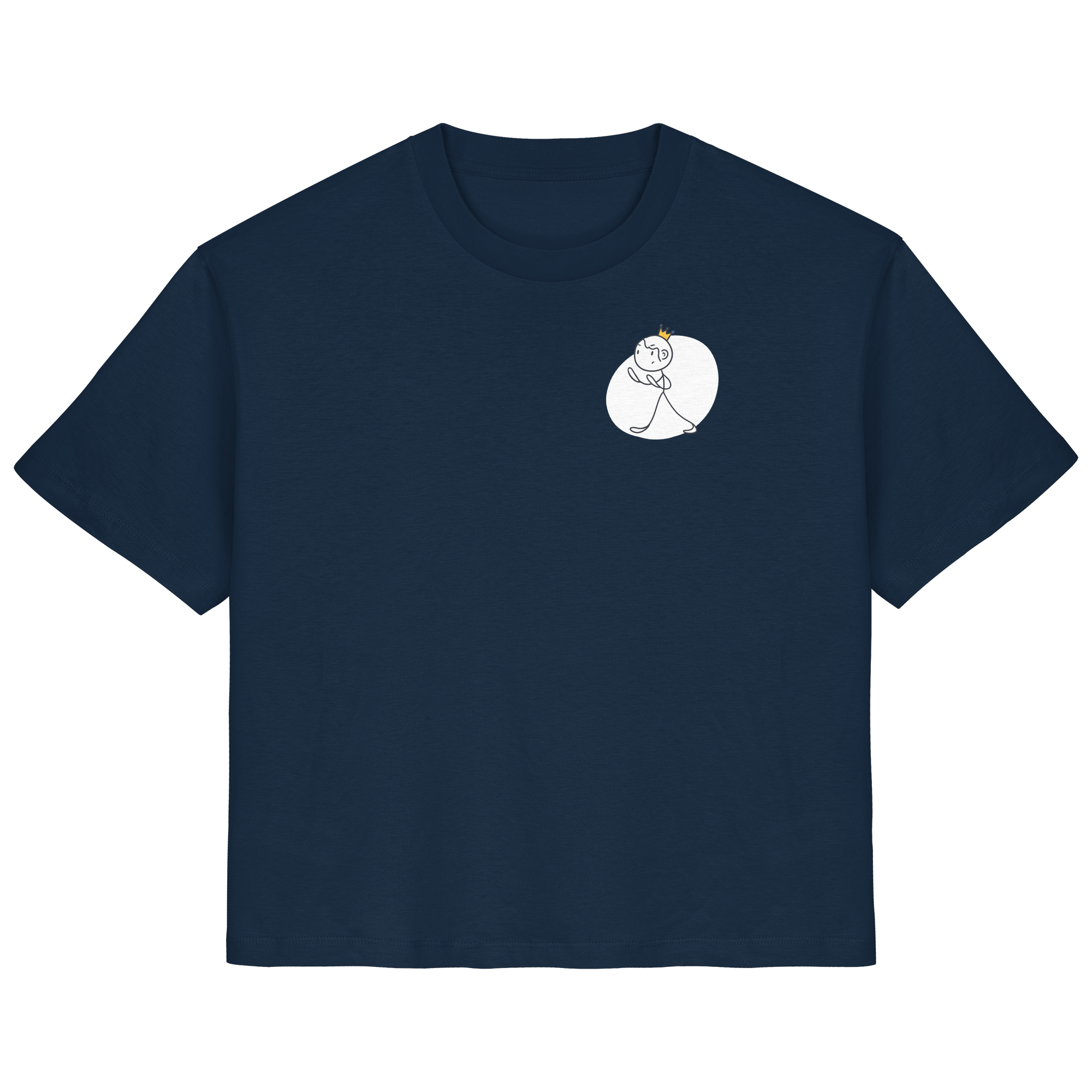 Seelenmännchen "Selbstverteidigung Edition" Brustprint (dunkel) - Ladies Organic Shirt