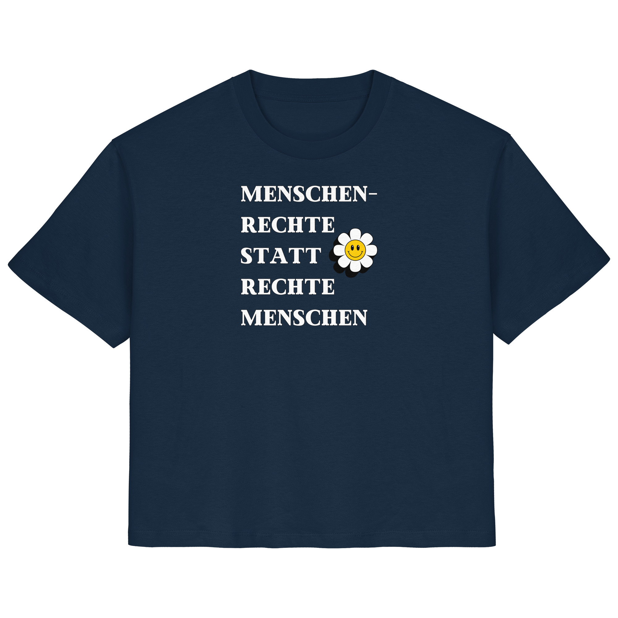 Menschenrechte statt rechte Menschen - Ladies Organic Shirt