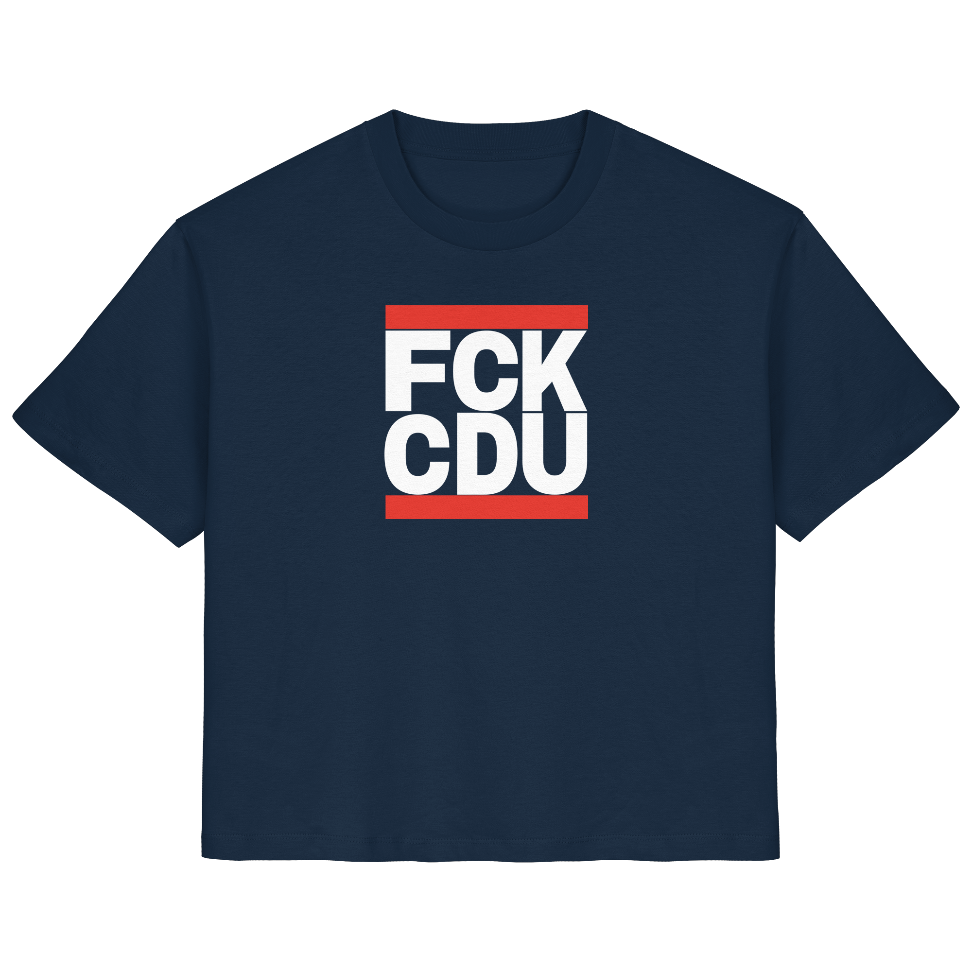 FCK CDU (weiße Schrift) - Ladies Organic Shirt