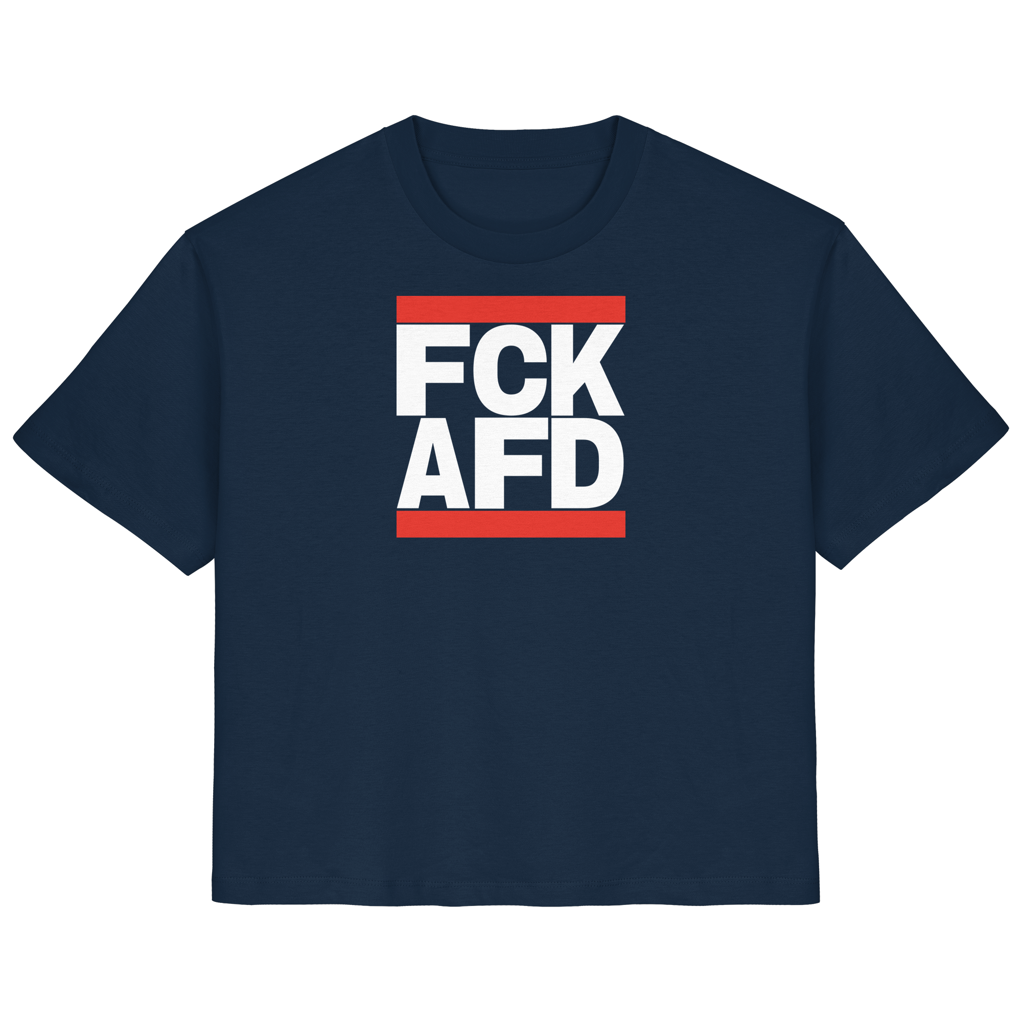 FCK AFD (weiße Schrift) - Ladies Organic Shirt