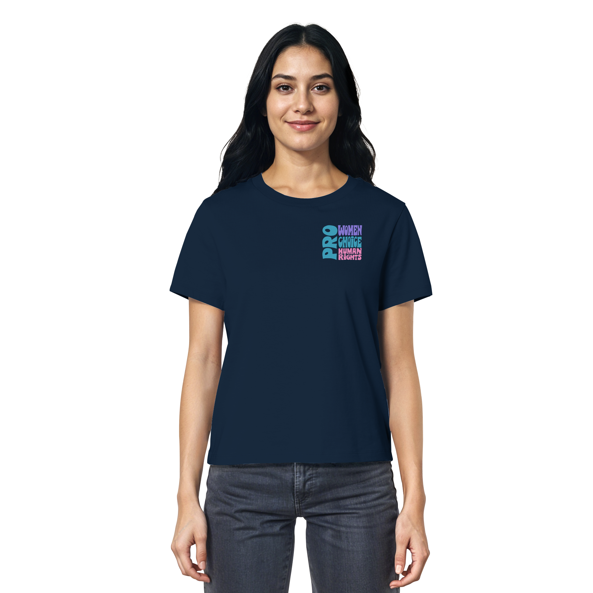 Pro Women Choice Human Rights "Soft Pop Edition" - Ladies Organic Shirt